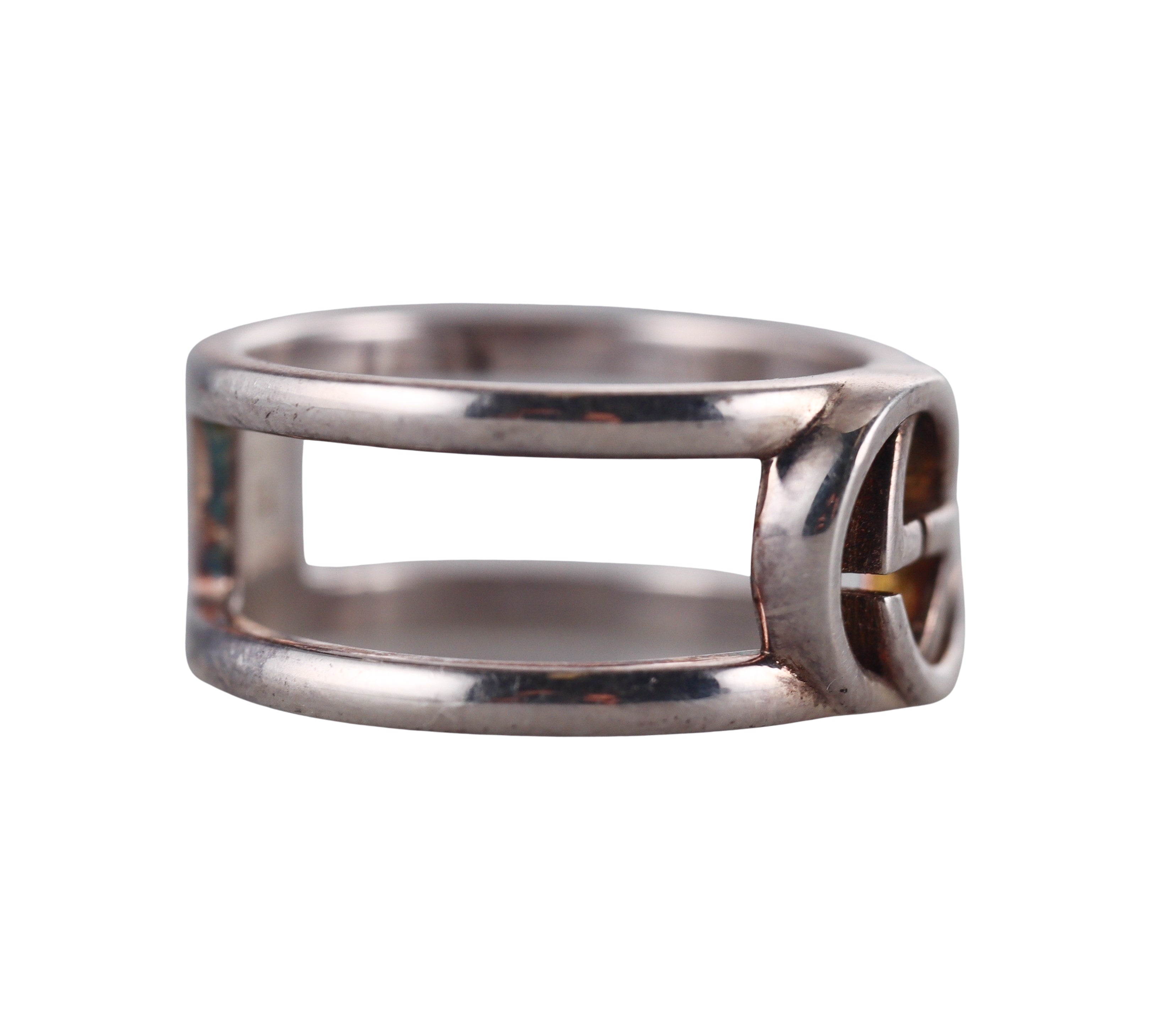 Gucci Sterling Silver Ring Retail $300