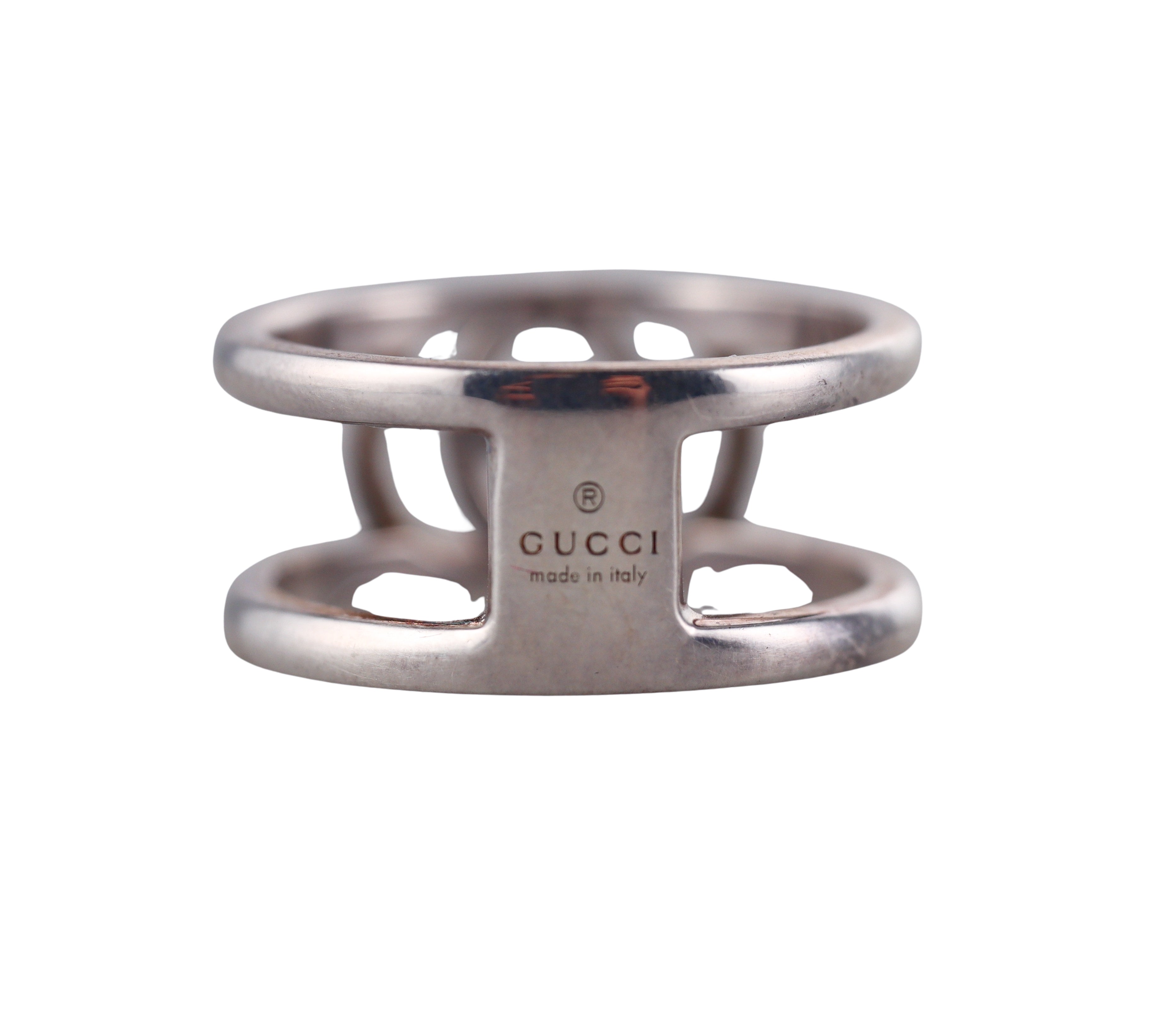 Gucci Sterling Silver Ring Retail $300