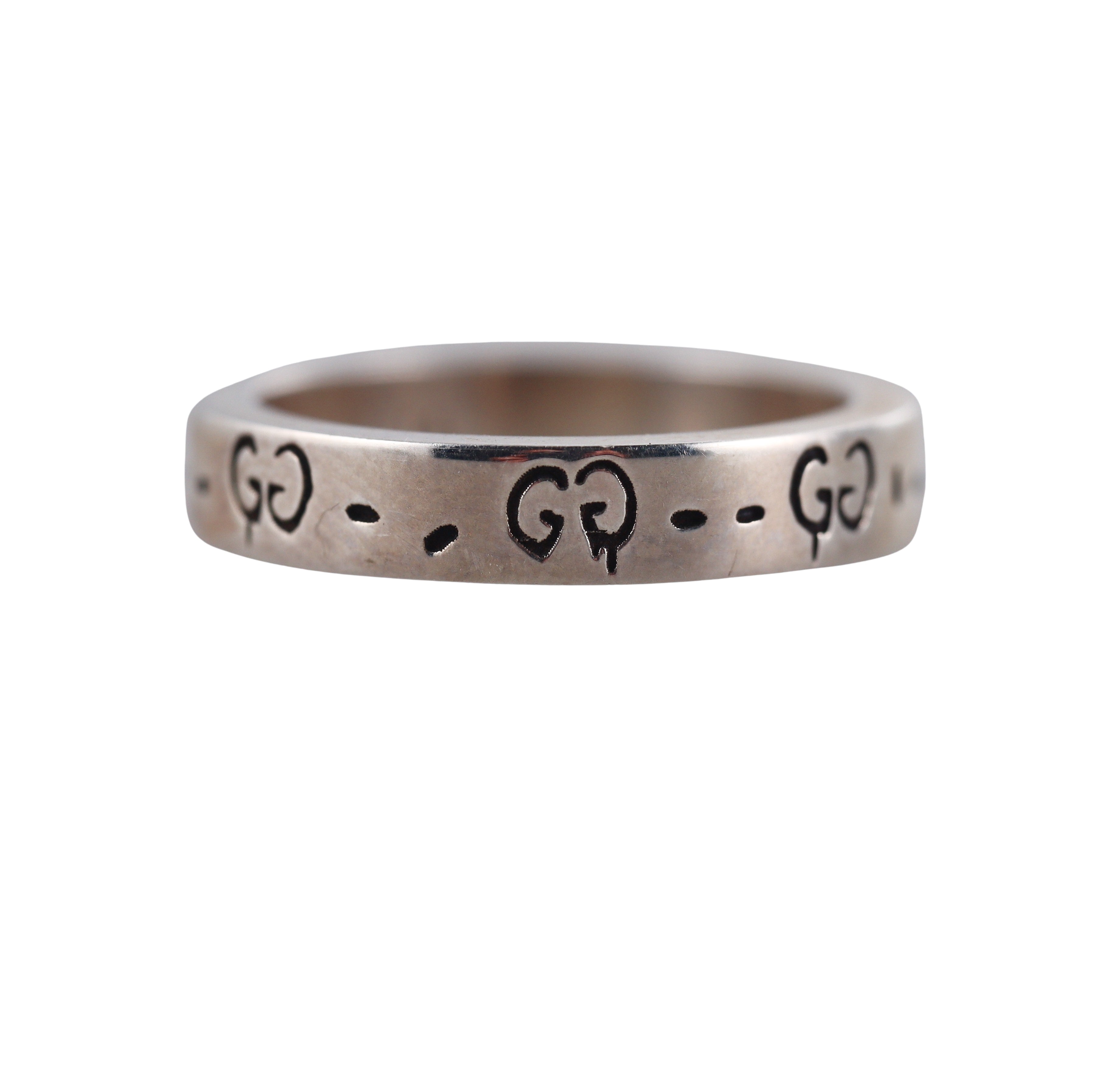 Gucci Sterling Silver Ring Retail $290