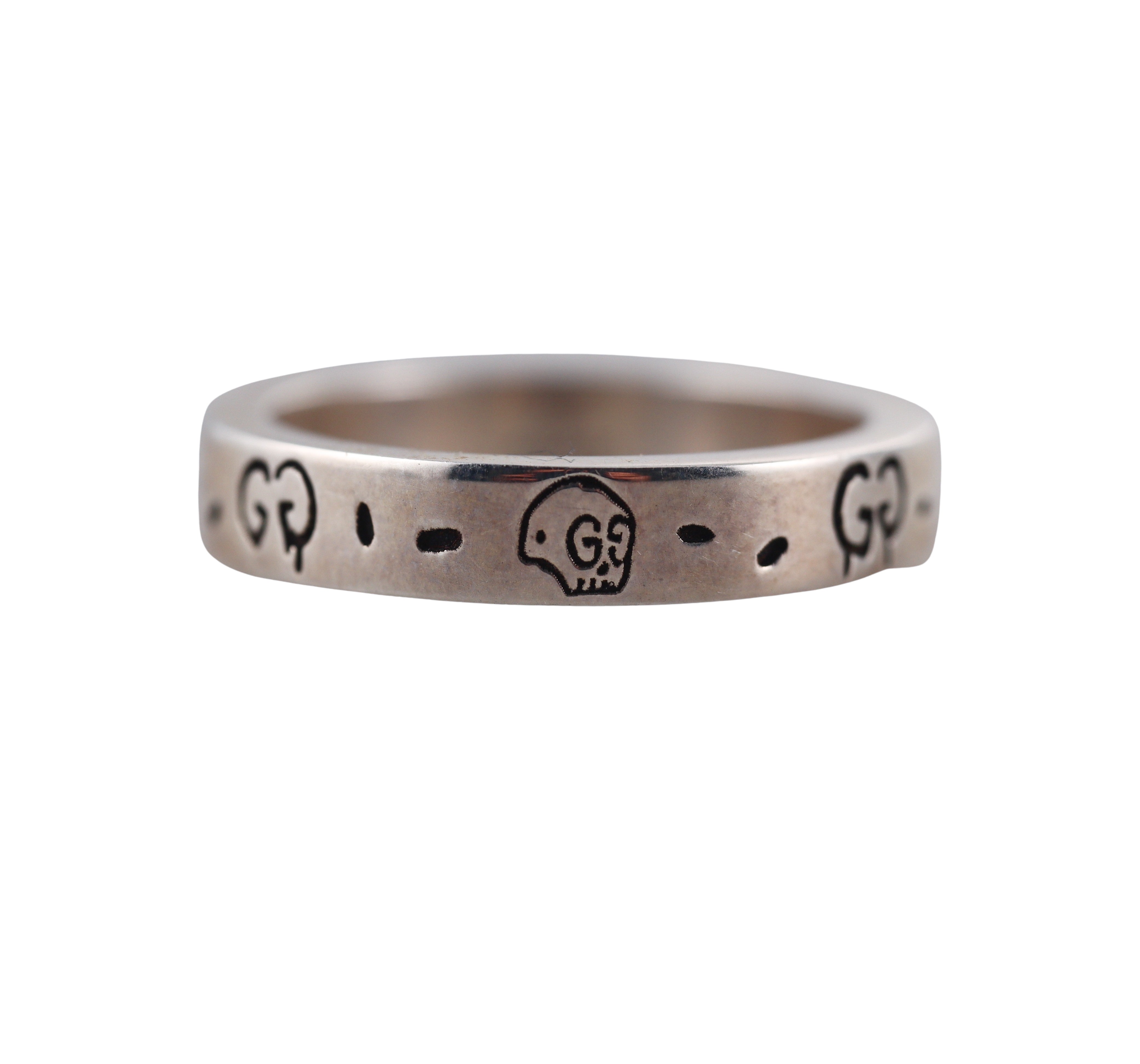 Gucci Sterling Silver Ring Retail $290