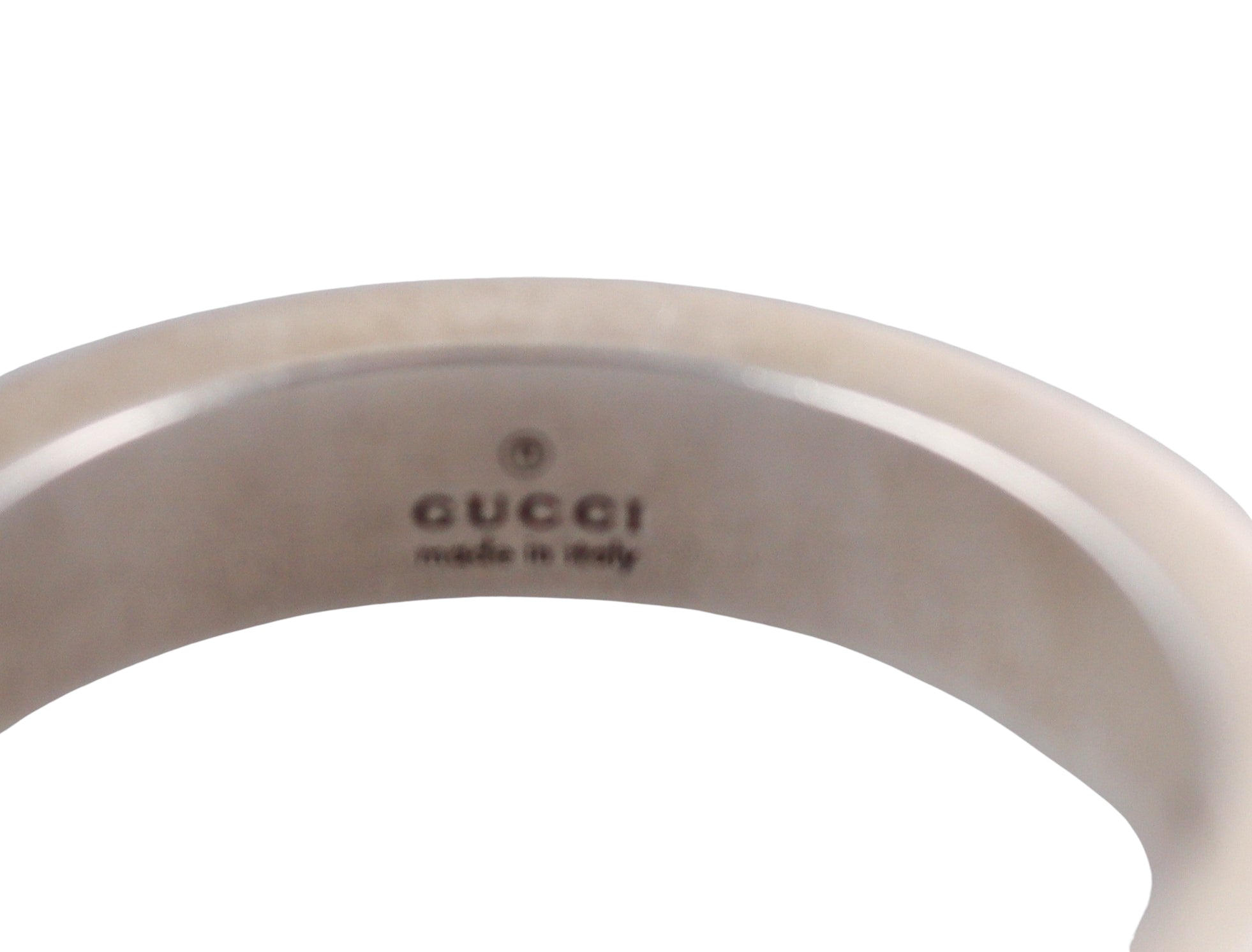 Gucci Sterling Silver Ring Retail $290