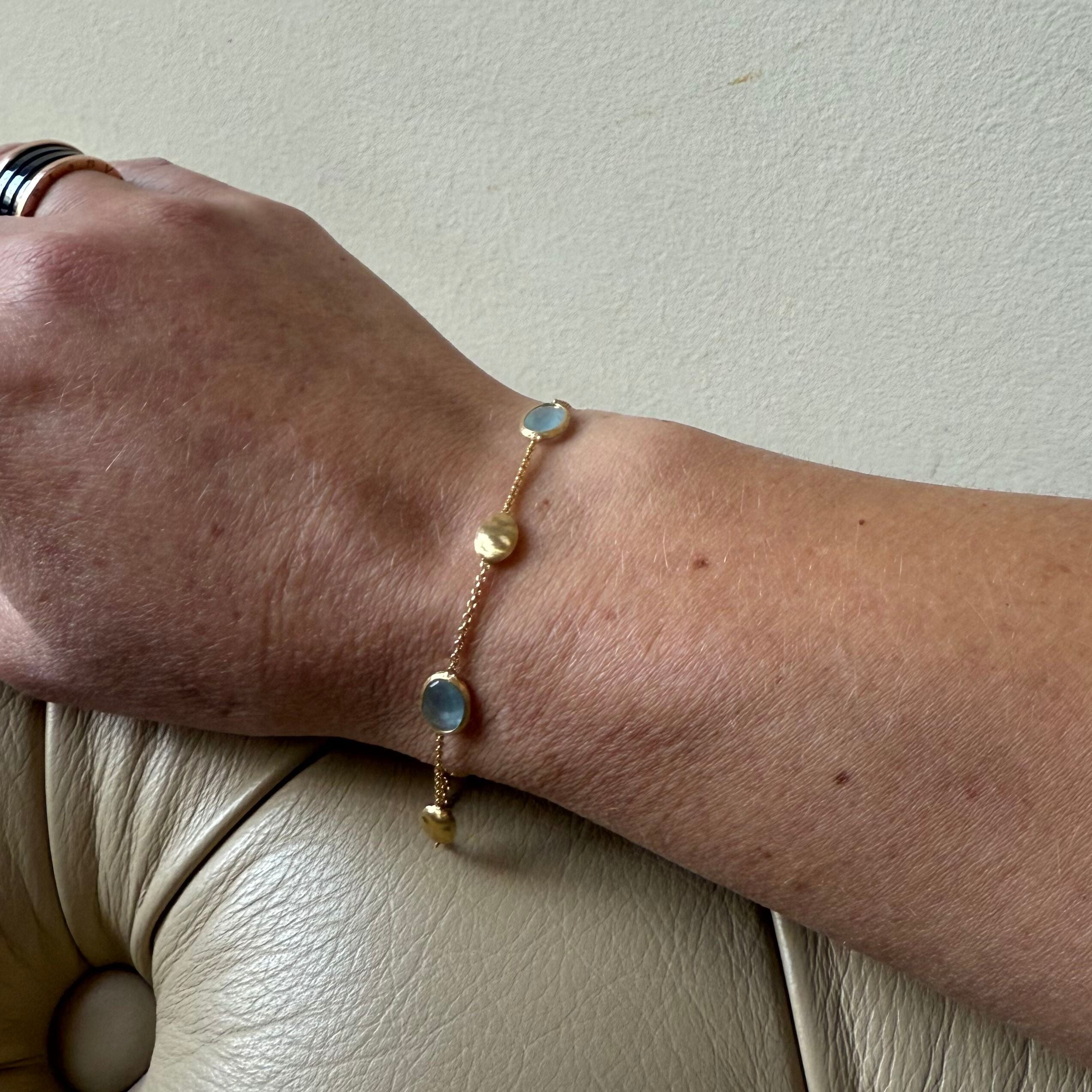 Marco Bicego Siviglia 18K Aquamarine Bracelet