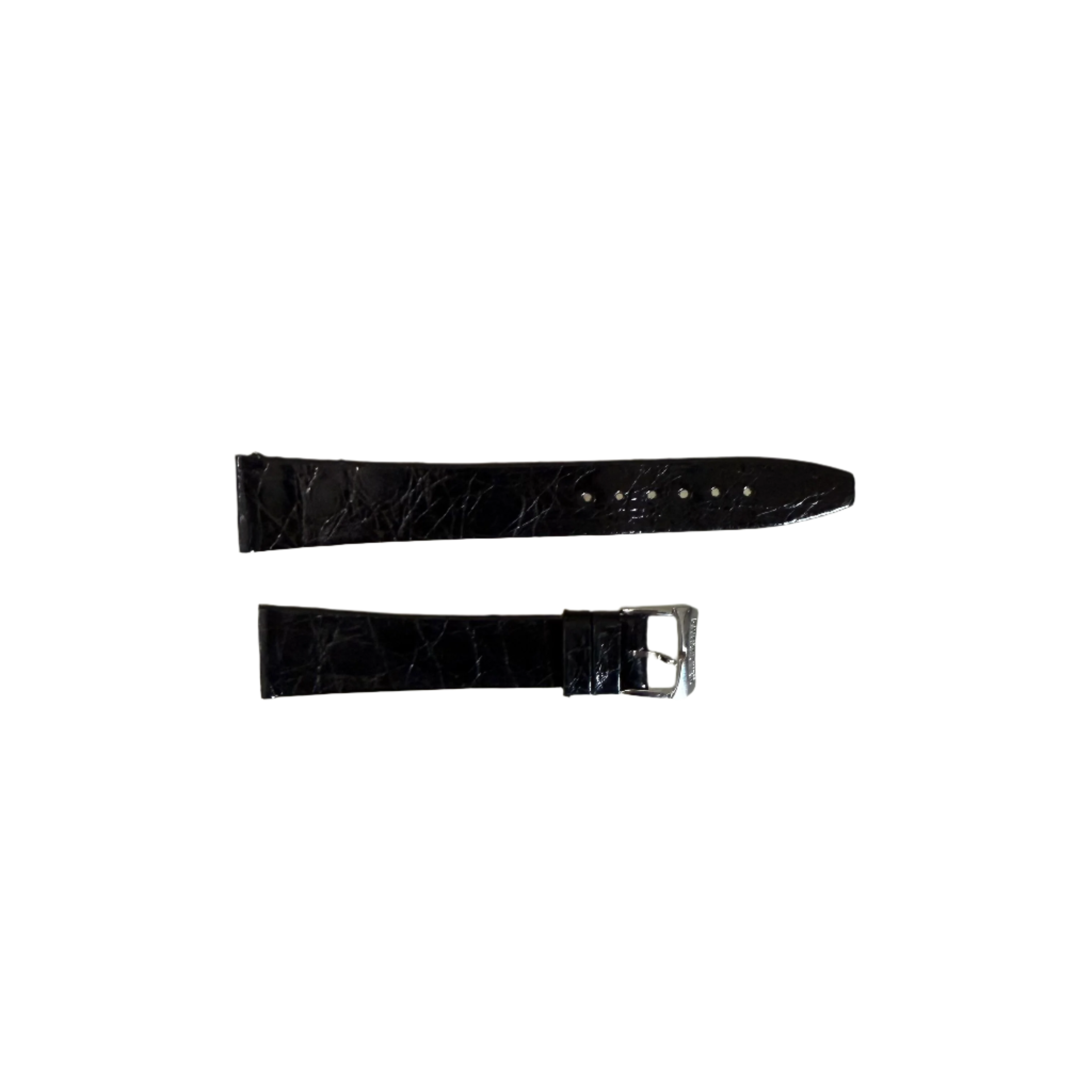Authentic Raymond Weil Black Alligator Watch Strap Band 18mm w Buckle