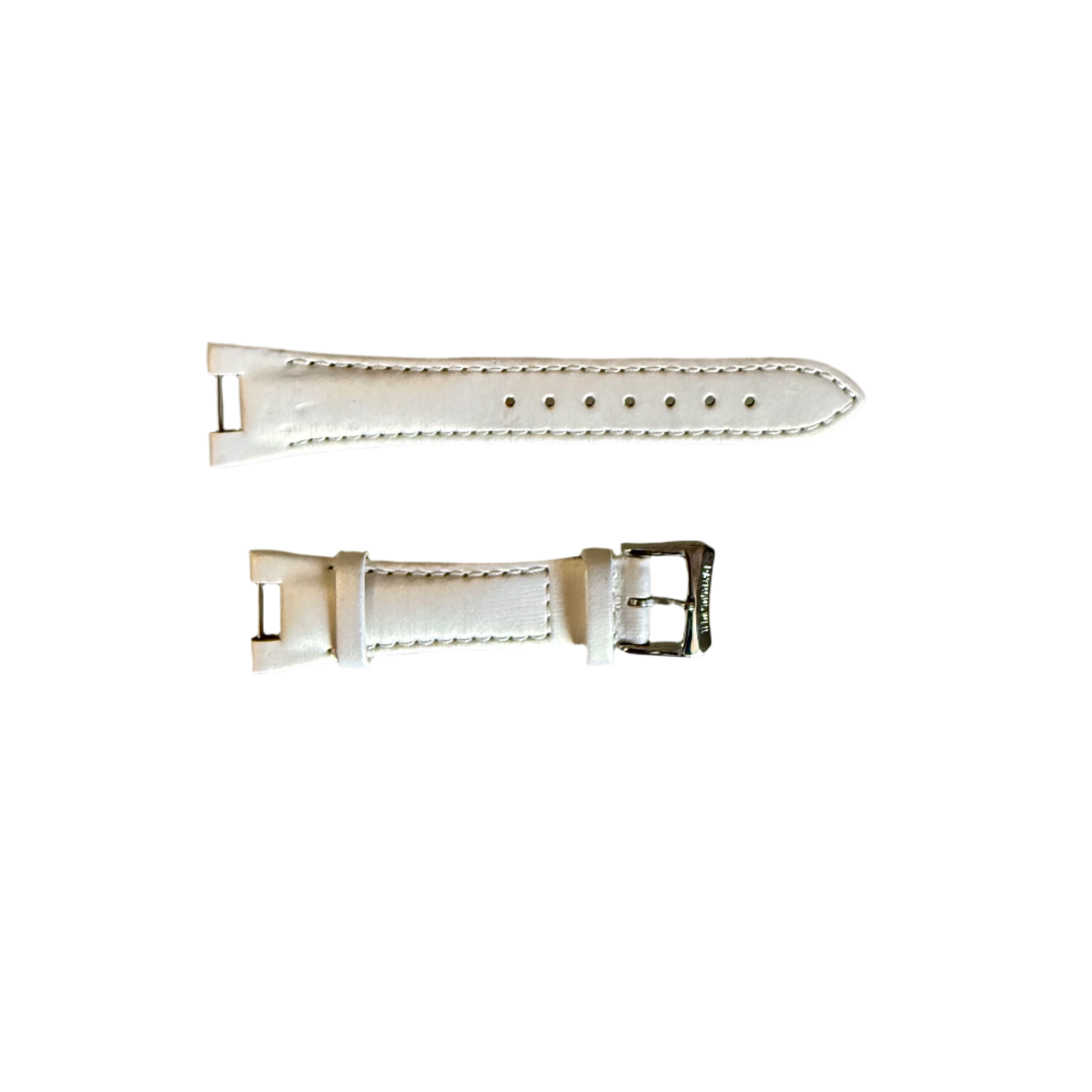 Authentic Raymond Weil Beige Satin Watch Strap Band 19mm w Buckle