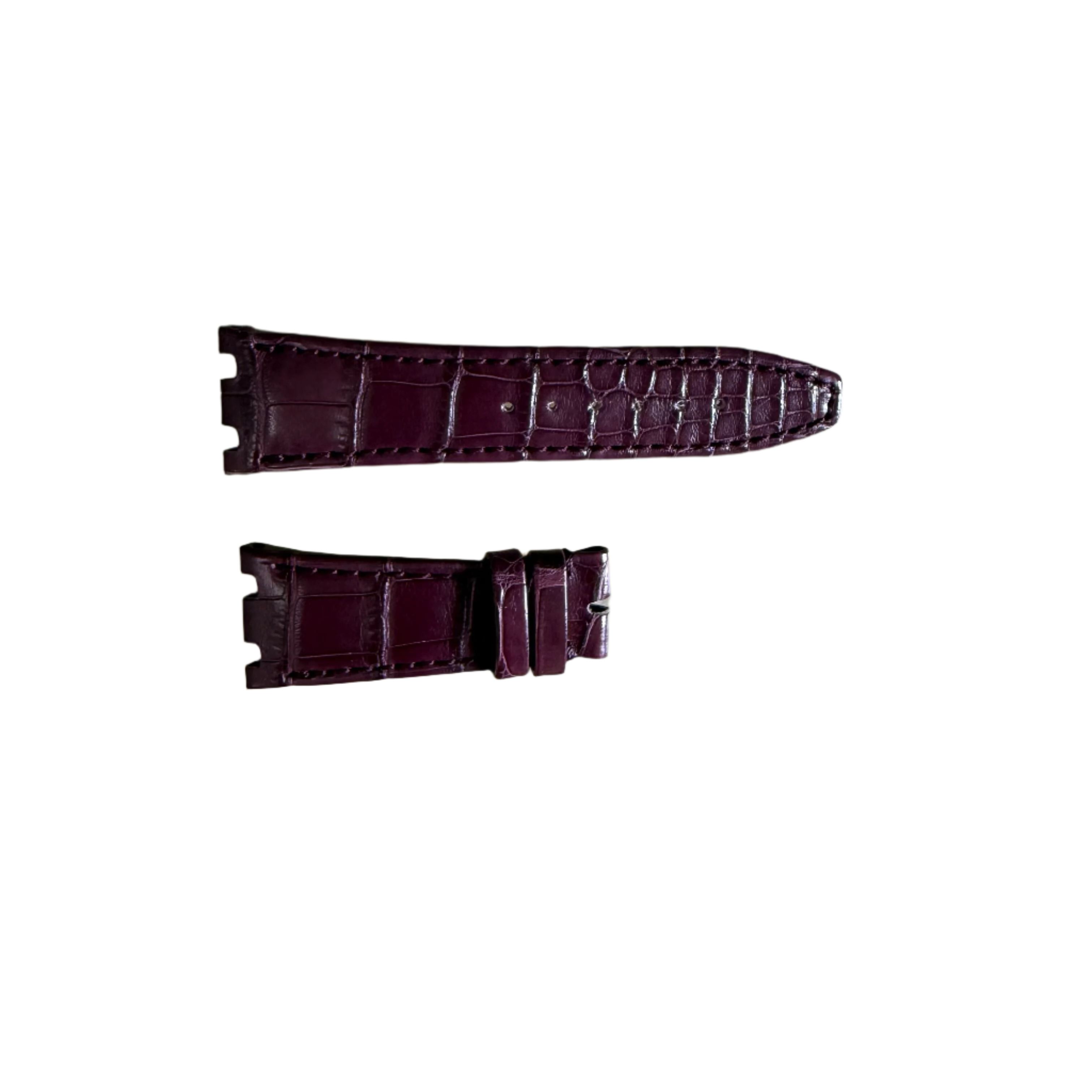 Authentic Audemars Piguet Plum Alligator Watch Strap Band 24mm