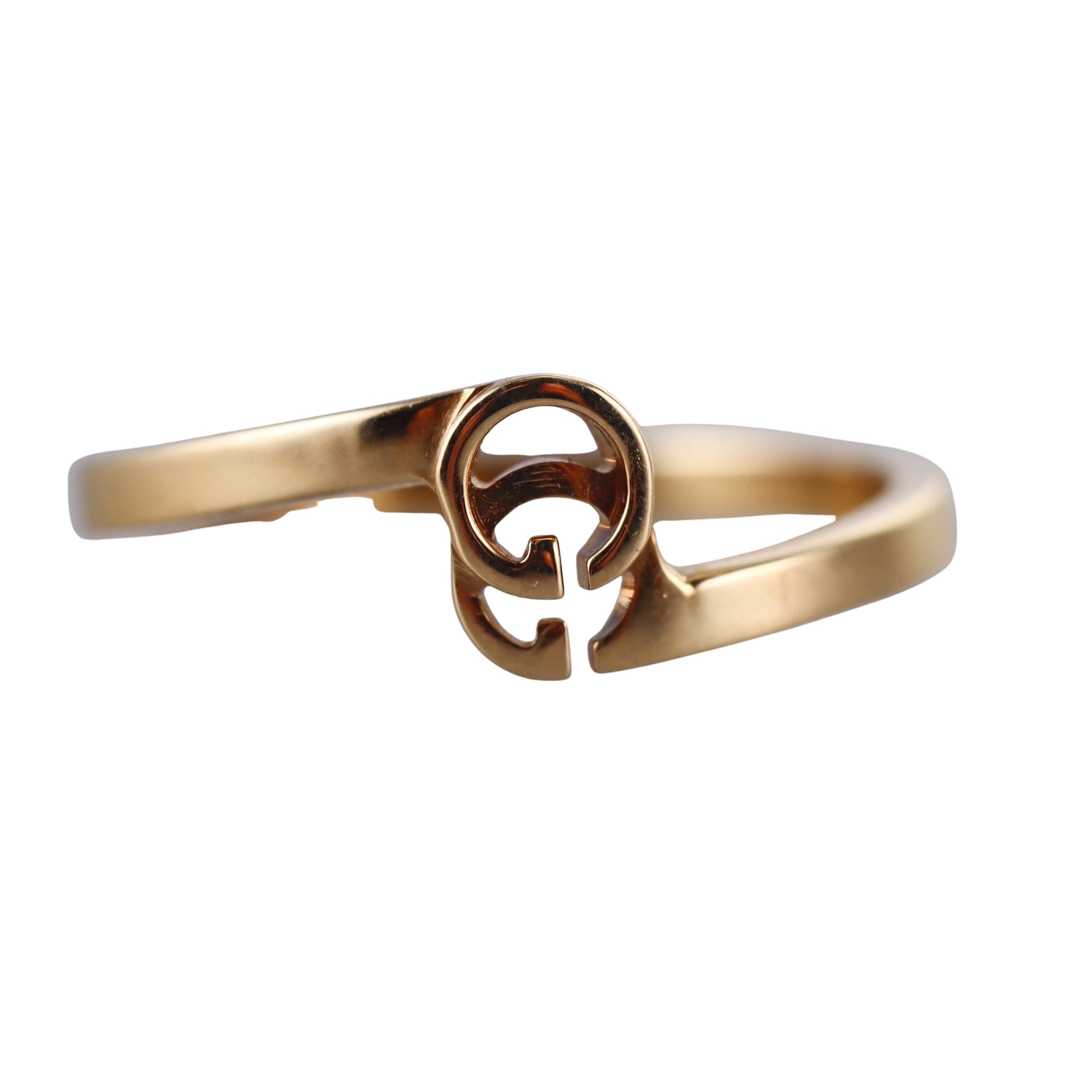 18k Gucci Running GG Yellow Gold Ring Retail $850