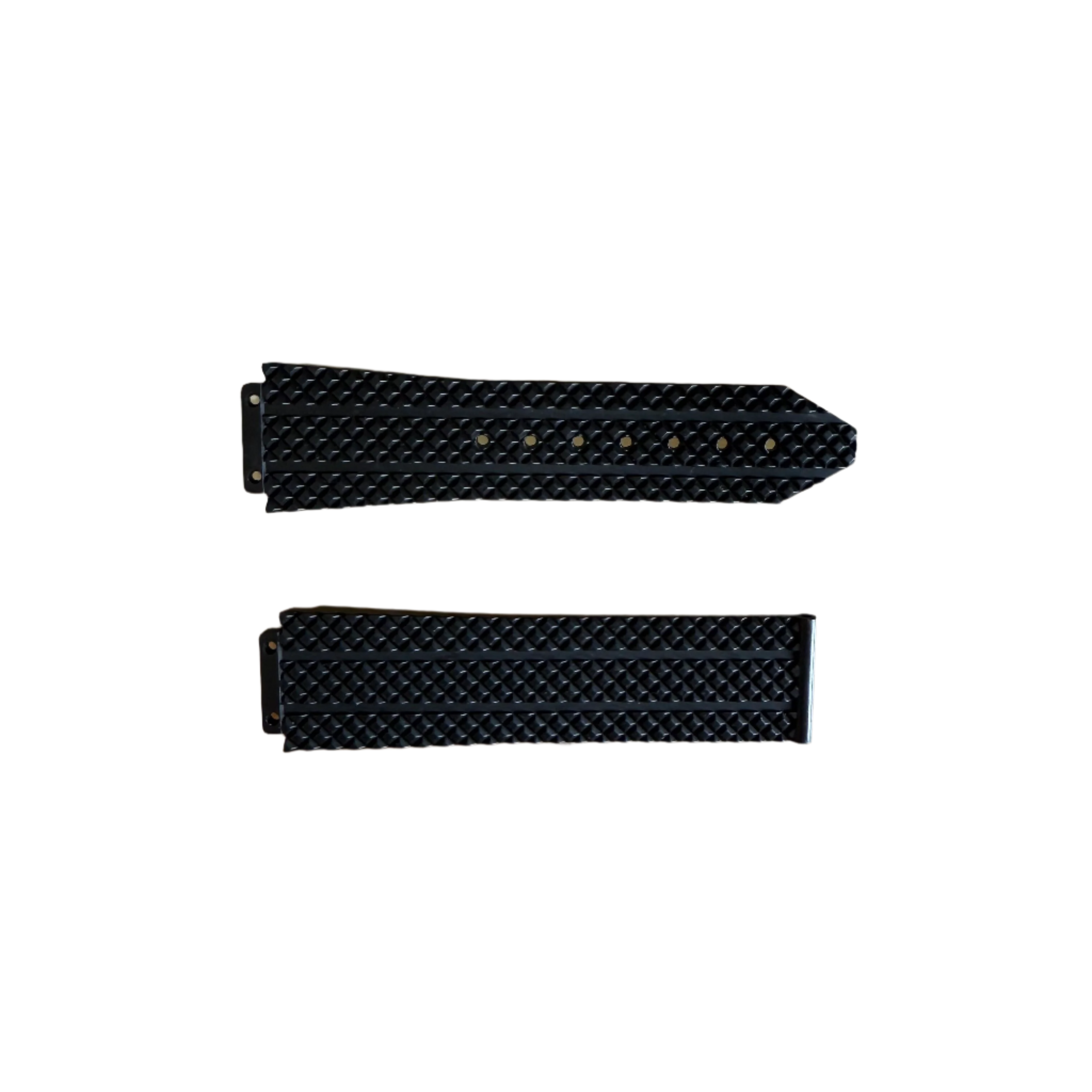 Authentic Hublot Black Rubber Watch Strap Band 22mm 12-341-80 & 6-341-85
