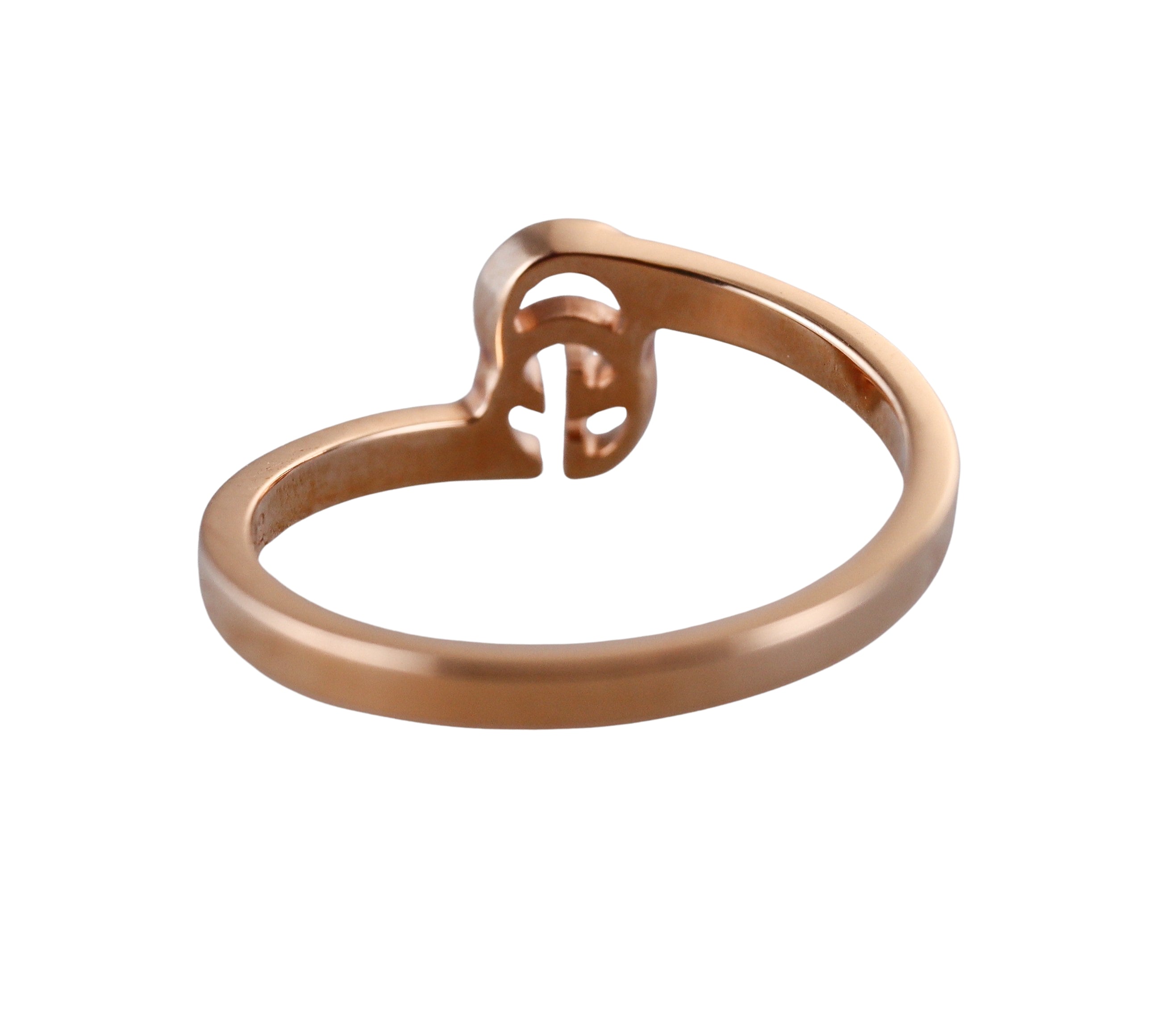 18k Gucci Running GG Rose Gold Ring Retail $850