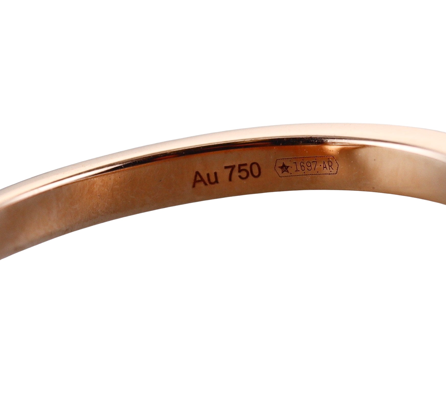 18k Gucci Running GG Rose Gold Ring Retail $850