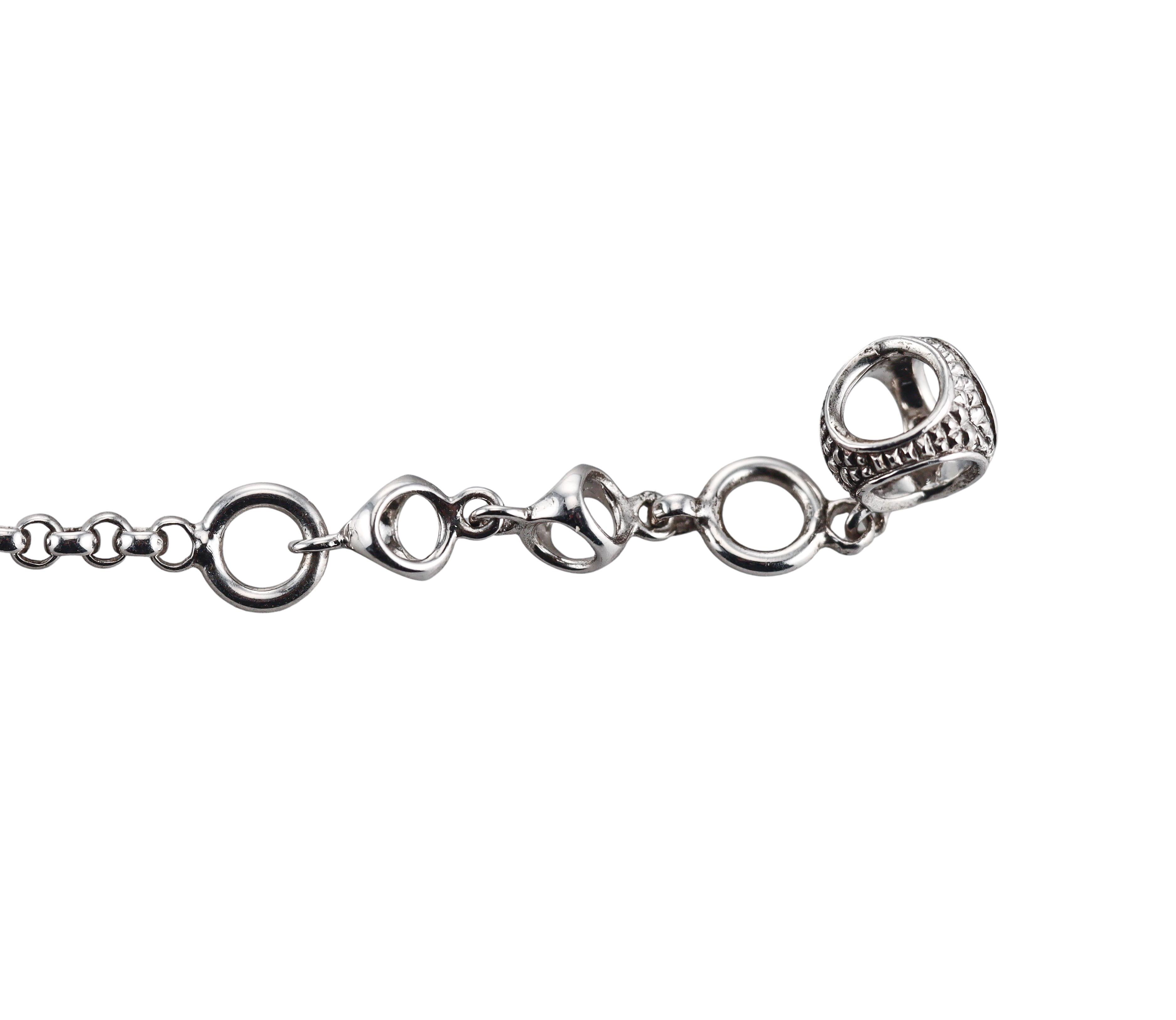Sterling Silver Chain Pendant Necklace