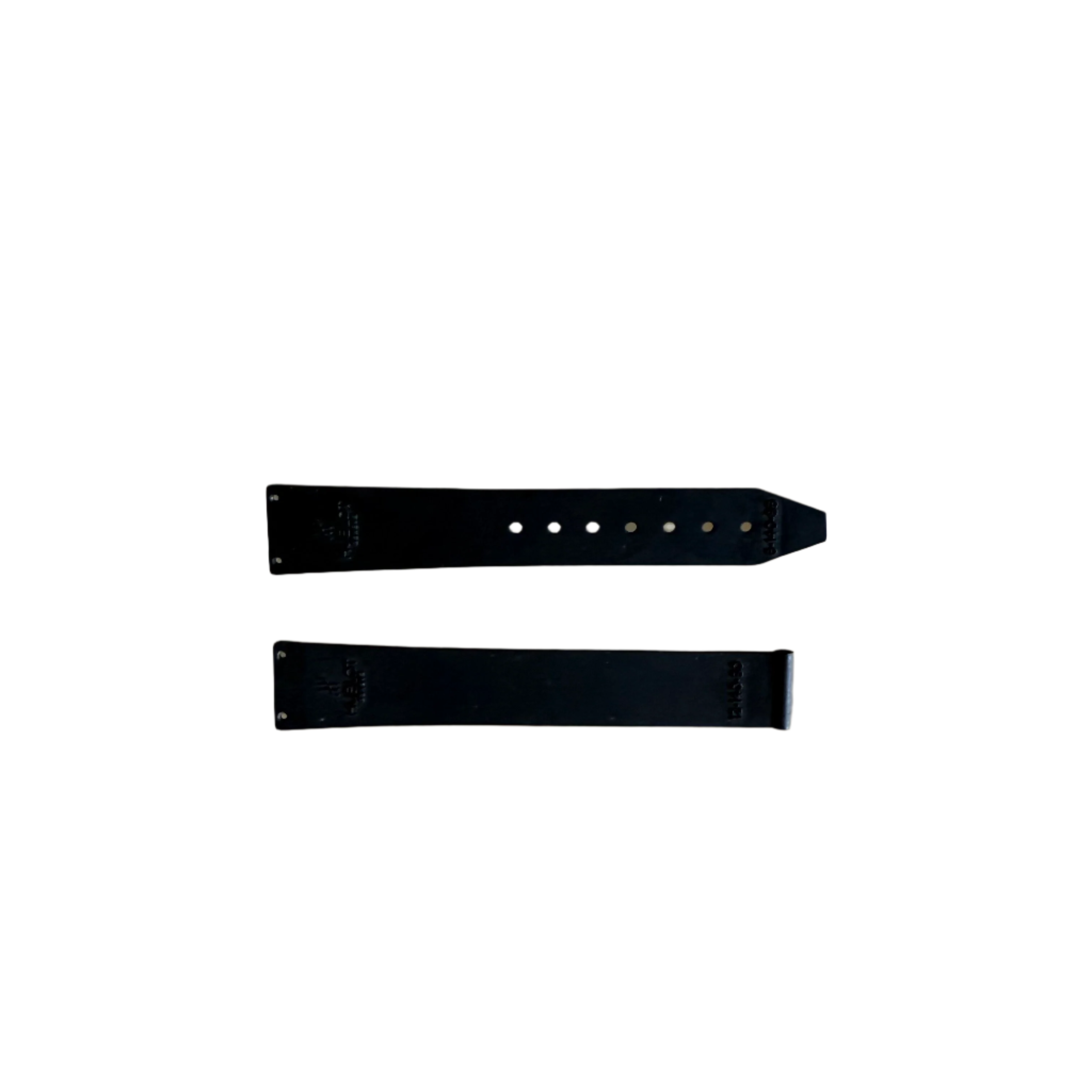 Authentic Hublot Black Rubber Watch Strap Band 14mm 12-140-80 & 6-140-85