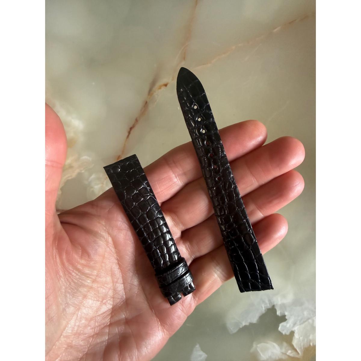 Authentic Breguet Black Alligator Watch Band Strap 16mm