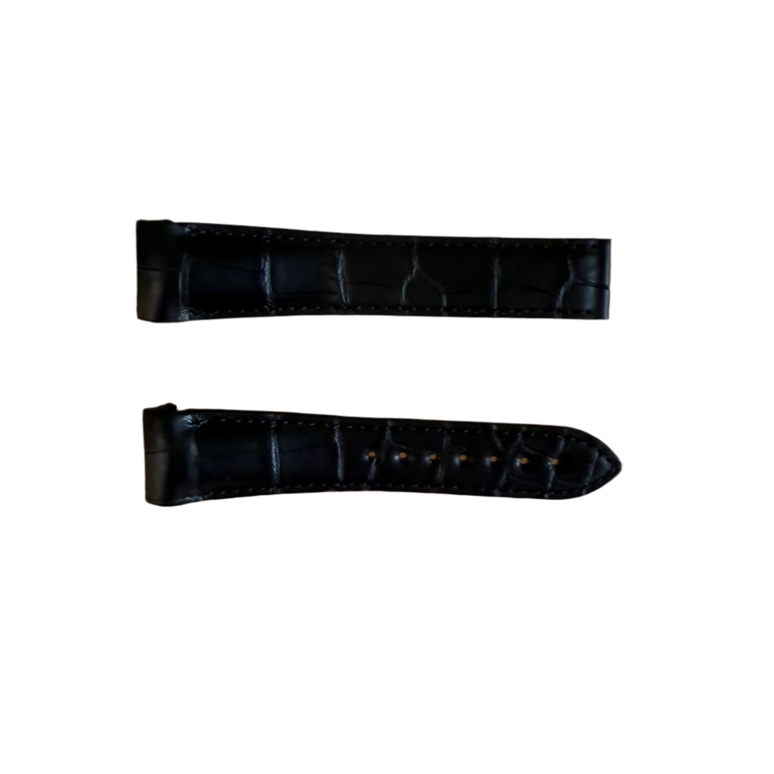 Authentic Omega Black Alligator Watch Strap Band 22mm 98000271