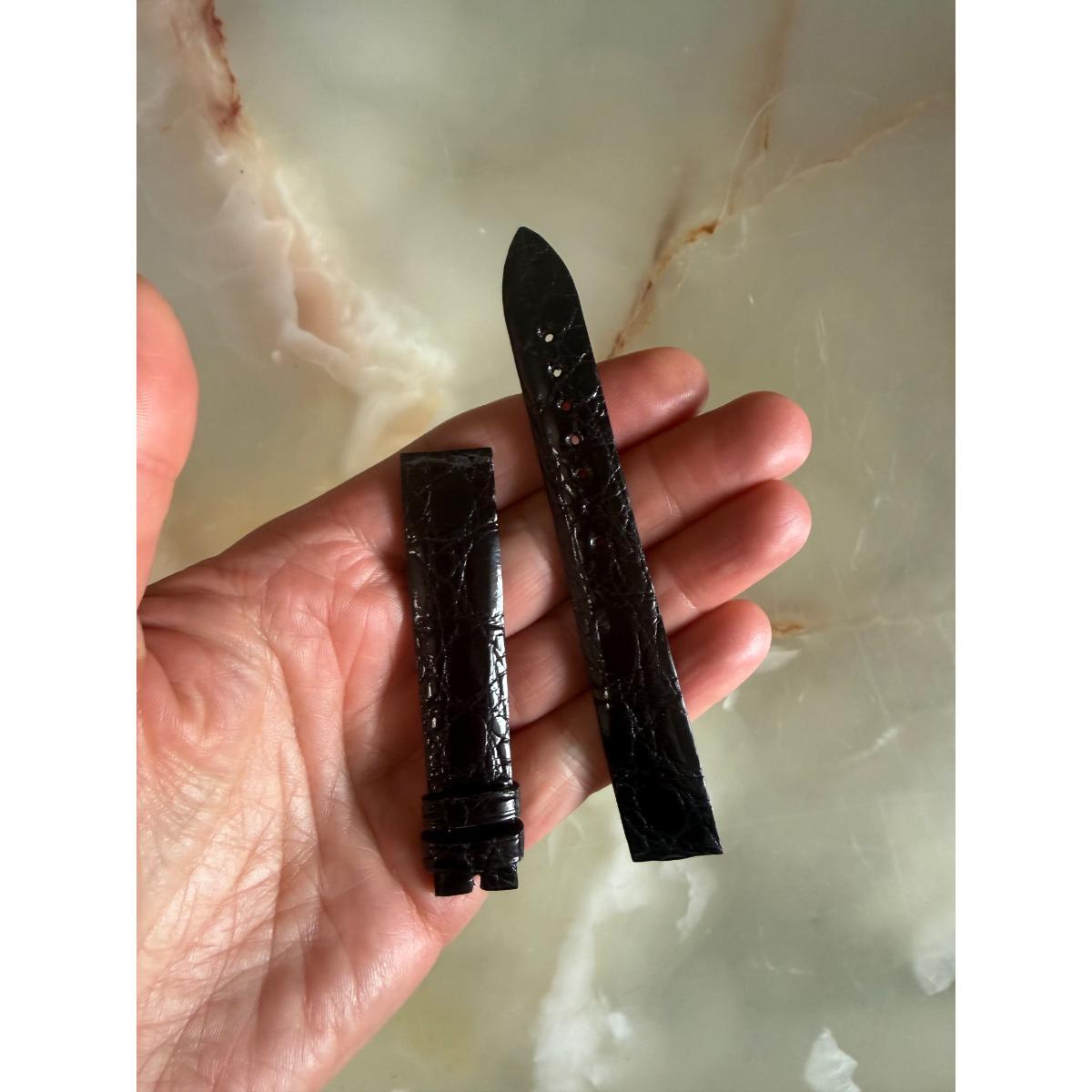 Authentic Breguet Black Alligator Watch Band Strap 16mm