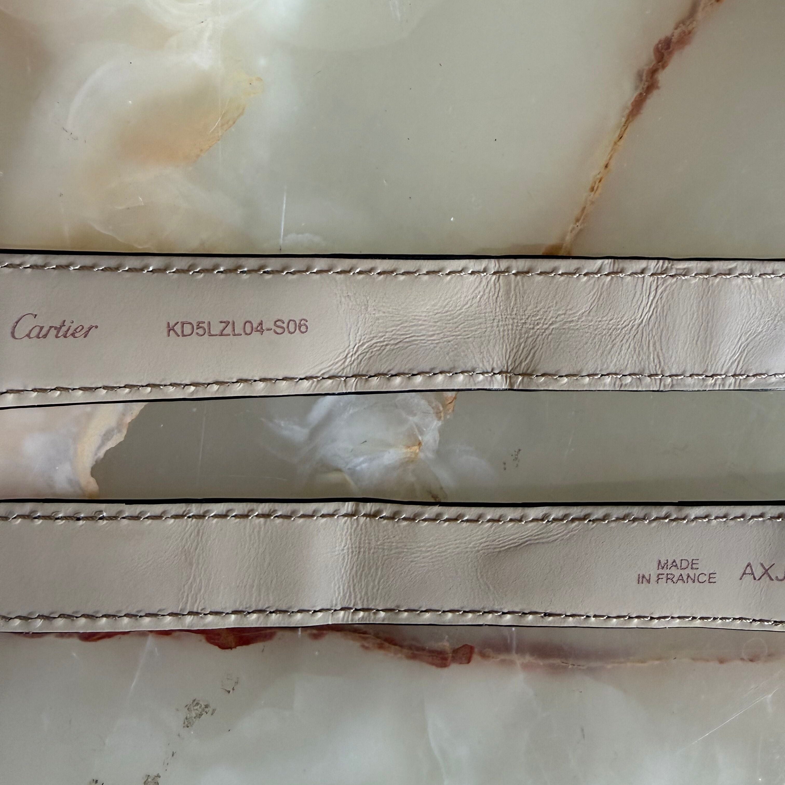 Authentic Cartier Black Alligator Watch Strap Band 20mm KD5LZL04-S06