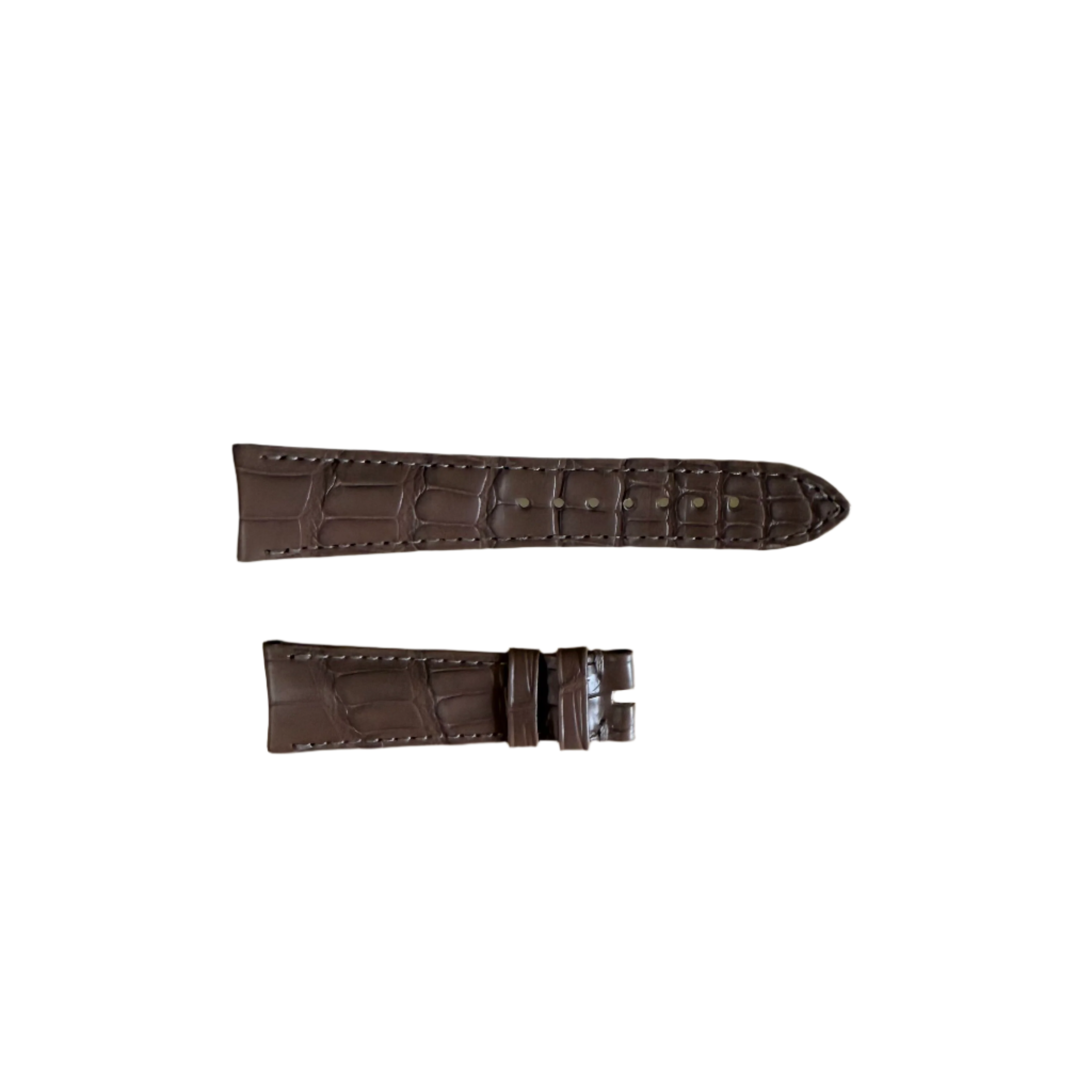 Authentic Omega Beige Alligator Watch Strap Band 20mm CUZ004420