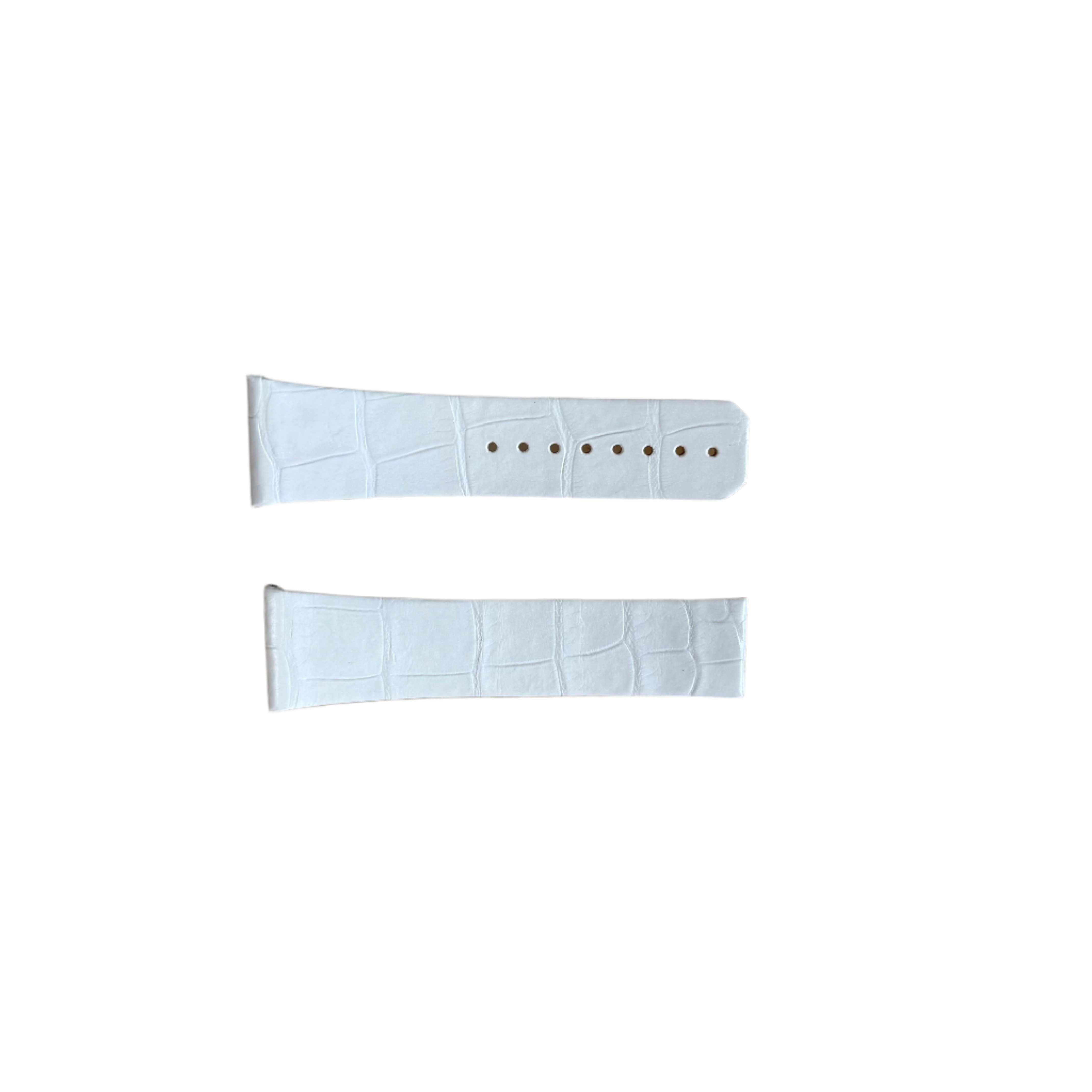 Authentic Omega White Alligator Watch Strap Band 24mm 98000334