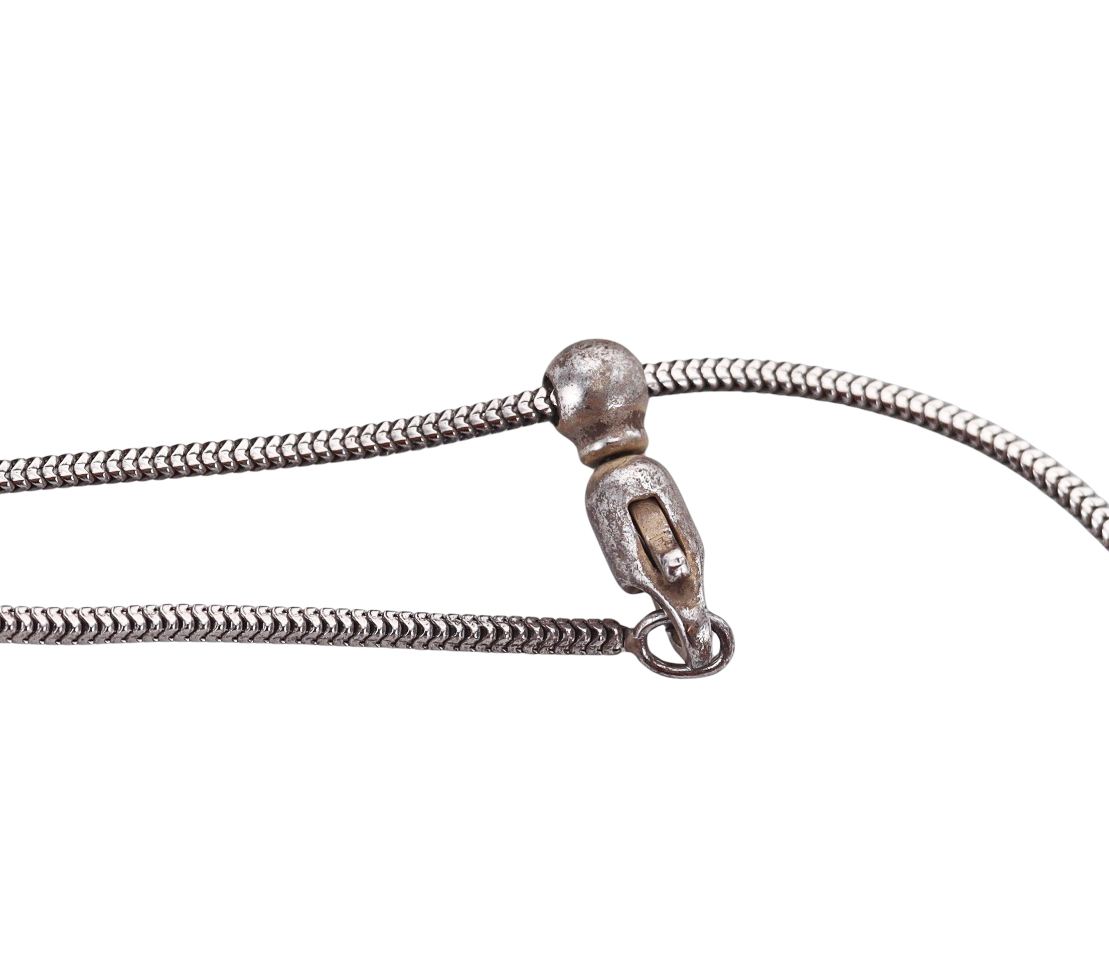 MarahLago Sterling Silver Larimar Sapphire Octopus Pendant Necklace