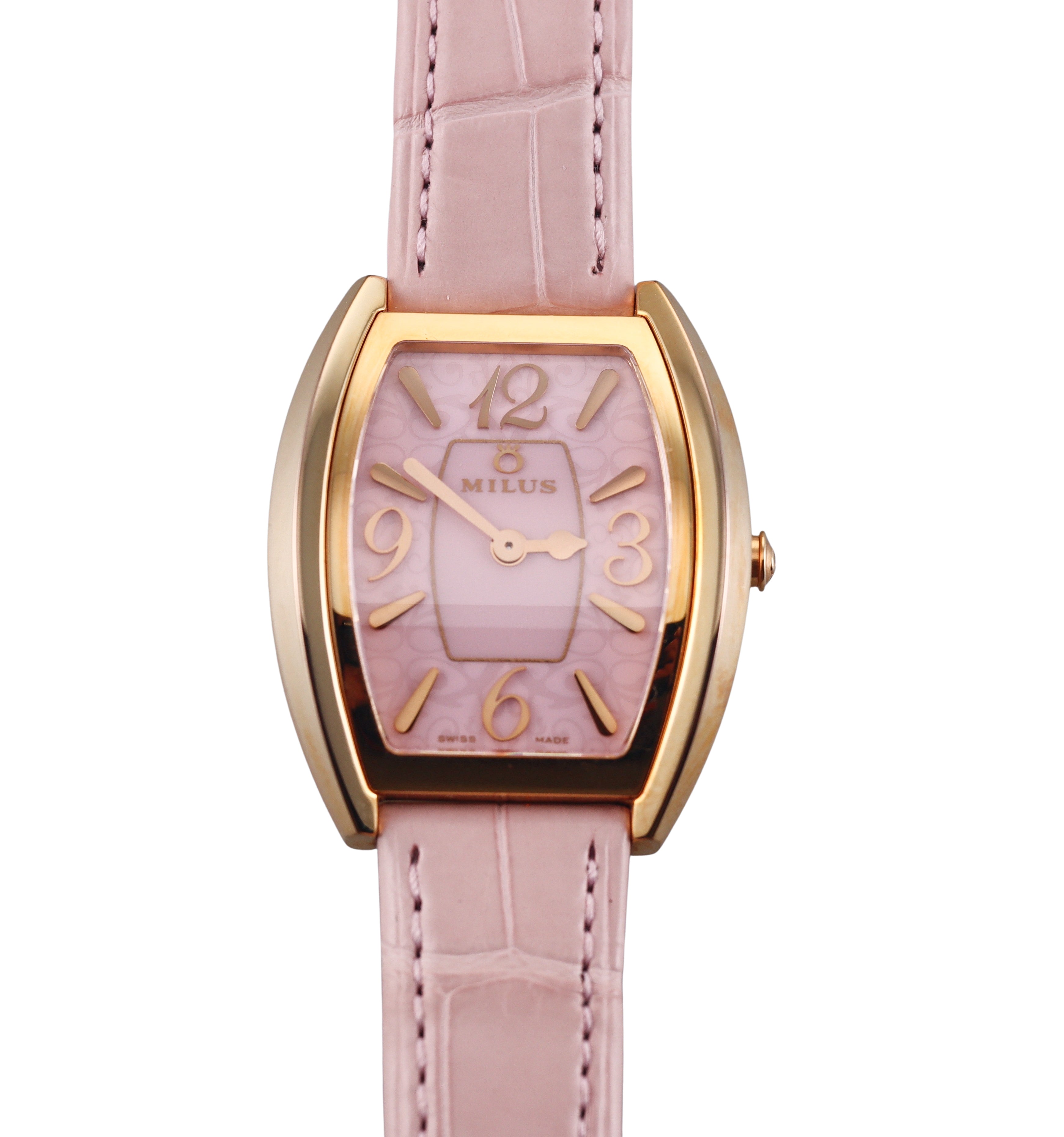 Milus Cirina Gold Tone Pink Watch CIR204P