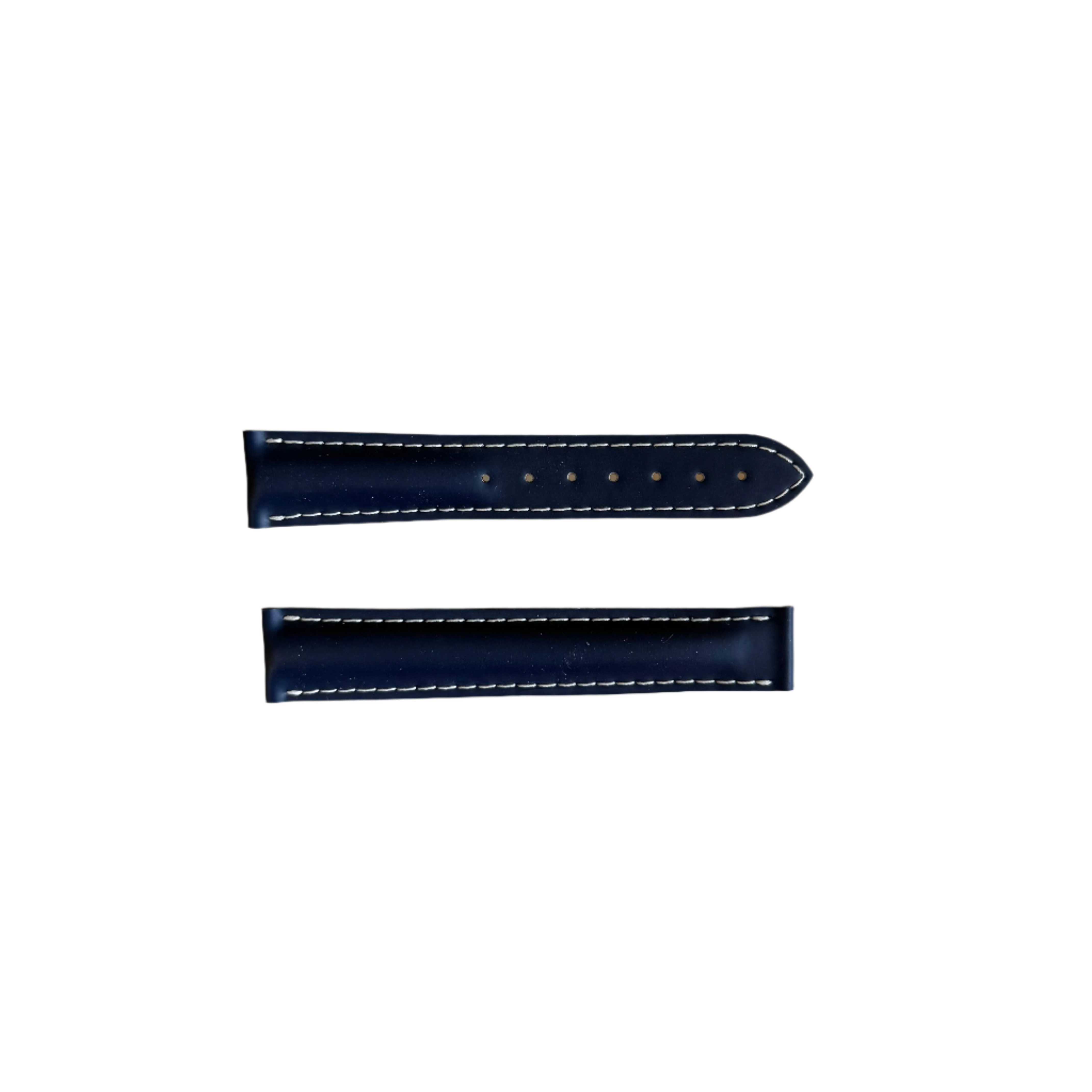 Authentic Omega Diver Blue Rubber Watch Strap Band 18mm 98000209
