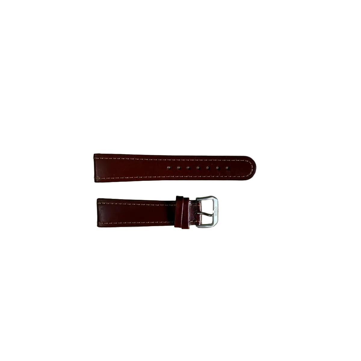 Authentic Oris Brown Leather Watch Strap Band 20mm w Buckle 5 20 57