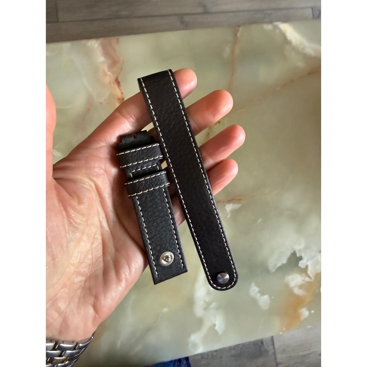 Authentic Oris Brown Leather Watch Strap Band 21mm 52154
