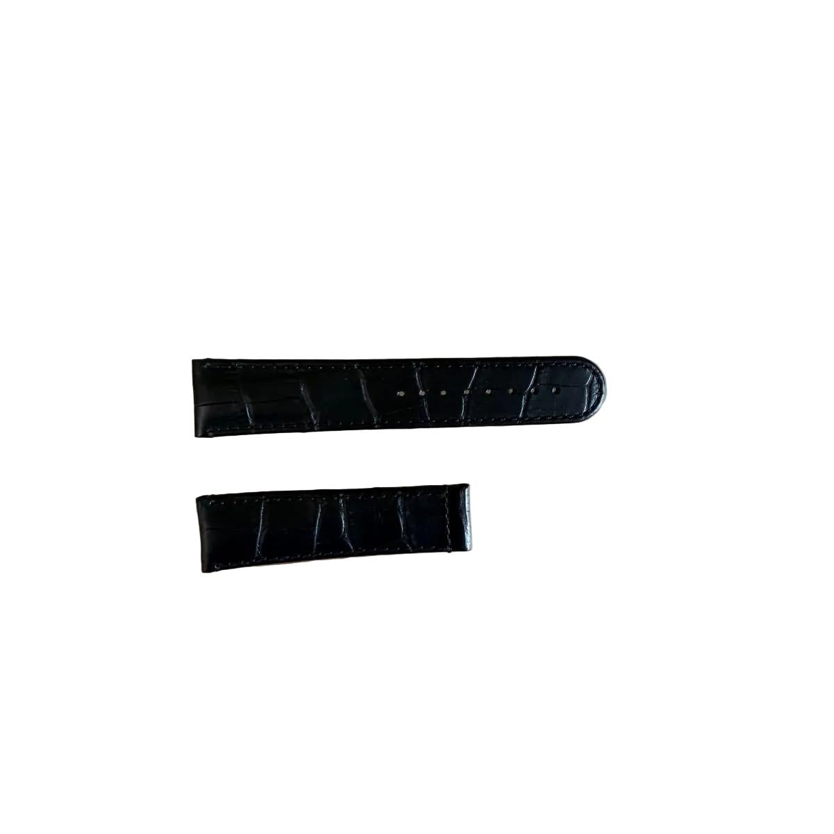 Authentic Oris Black Leather Watch Strap Band 22mm 5 22 76