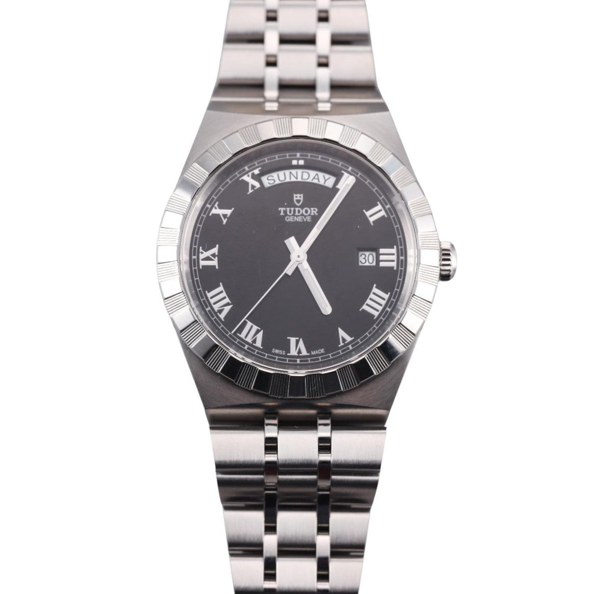 Tudor Royal Automatic Day Date Black 41mm Watch 28600