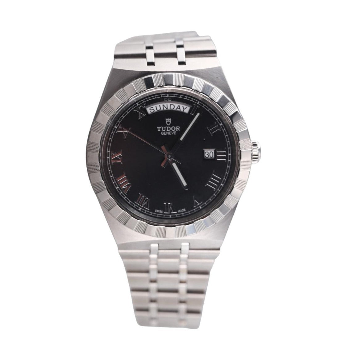 Tudor Royal Automatic Day Date Black 41mm Watch 28600