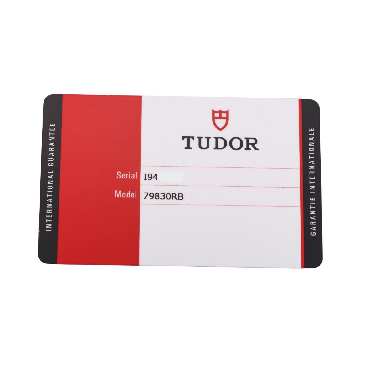 Tudor Black Bay Automatic Black Dial Men's GMT Pepsi Bezel Watch 79830RB