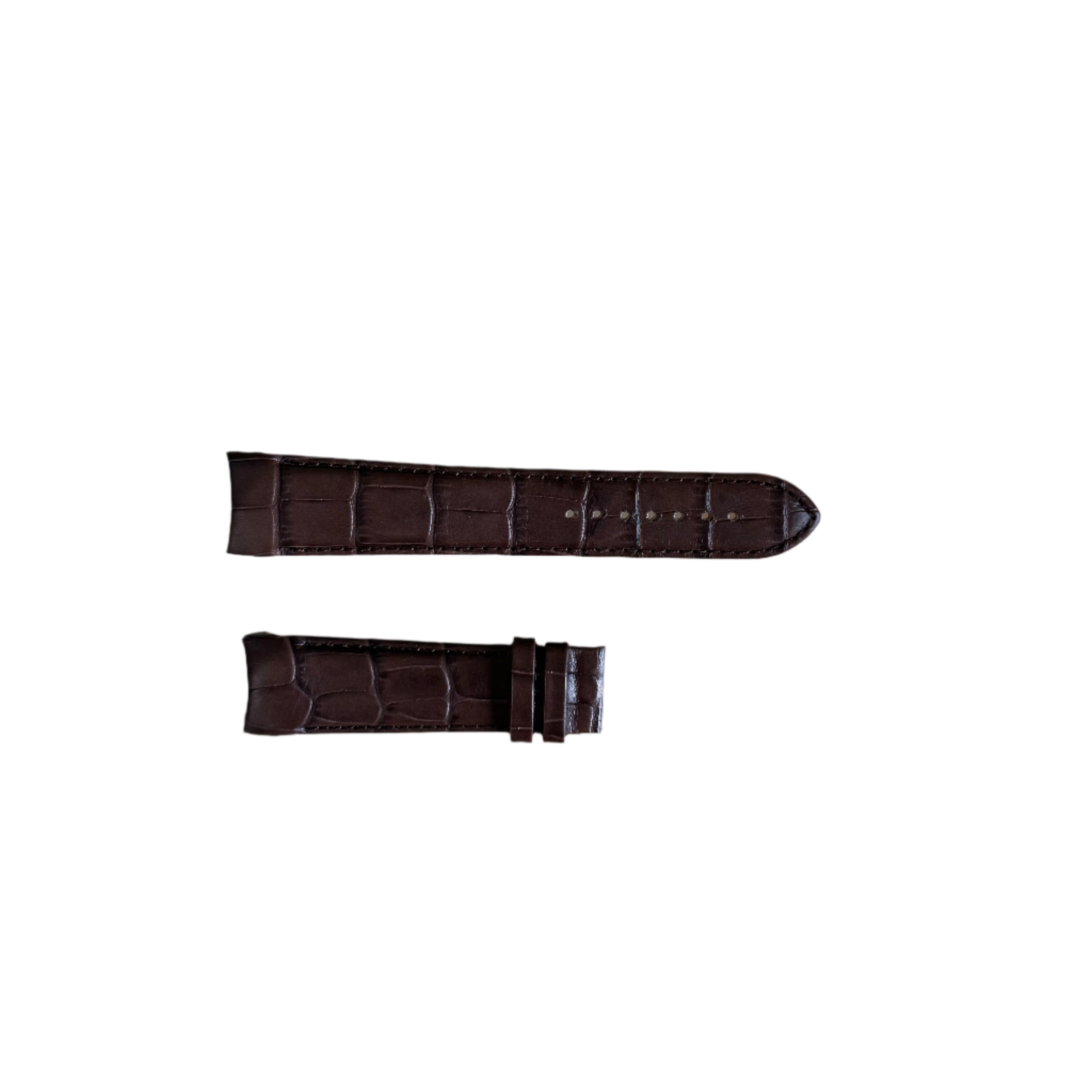 Authentic Tissot Brown Alligator Watch Strap Band 23mm T610028586