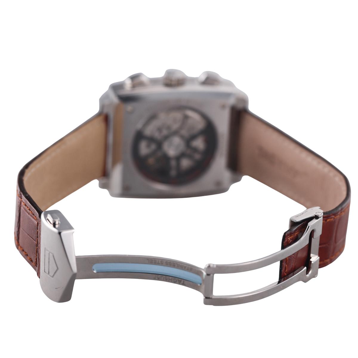 TAG Heuer Monaco Chronograph Automatic Blue Sunray Dial Men's Watch CBL2111.FC6453