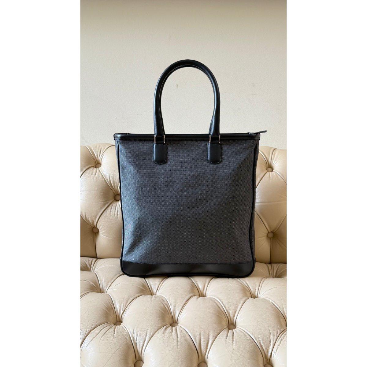 Montblanc Meisterstuck Canvas Leather Slim Tote Bag 107635