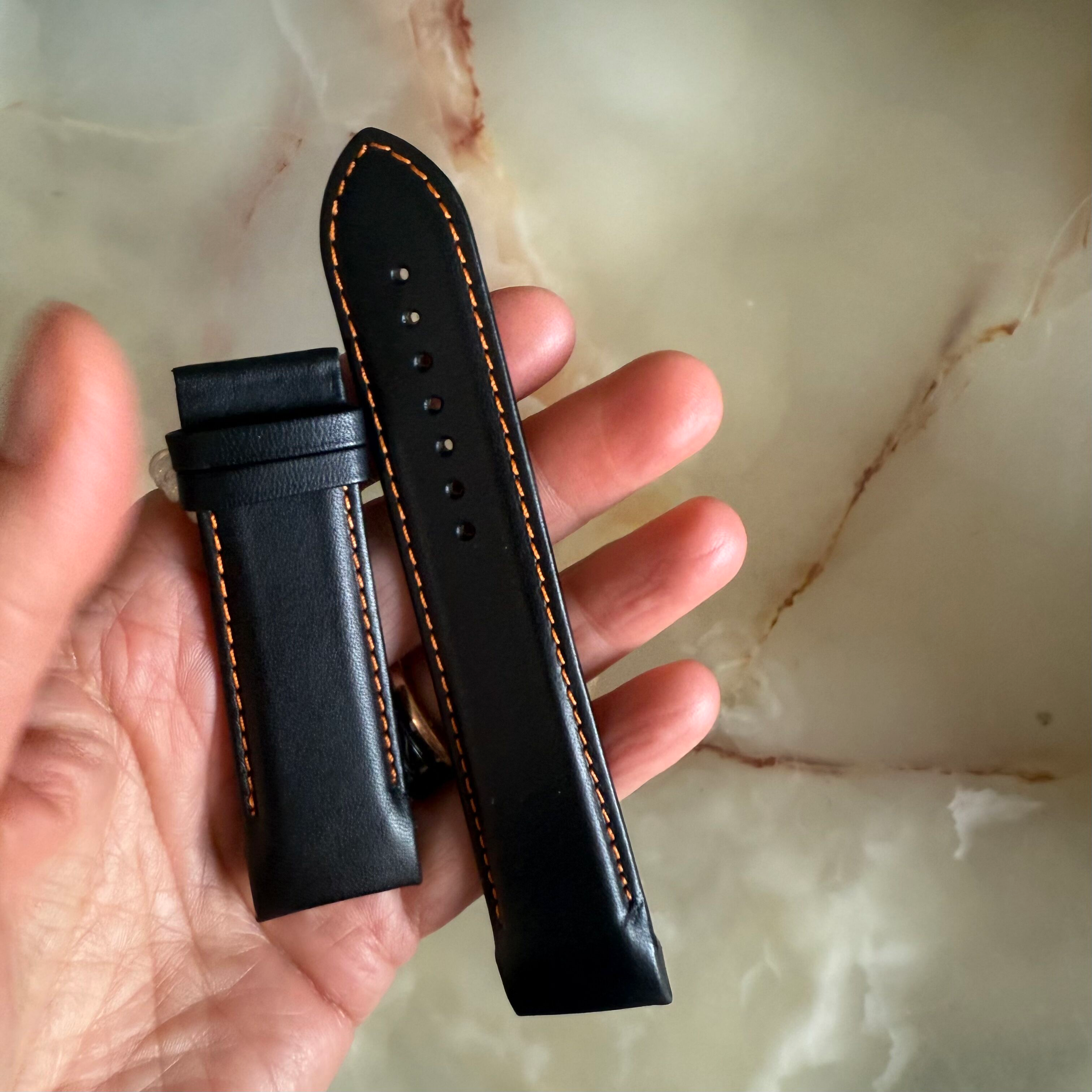 Authentic Tissot Couturier Back Leather Watch Strap Band 24mm T610028615