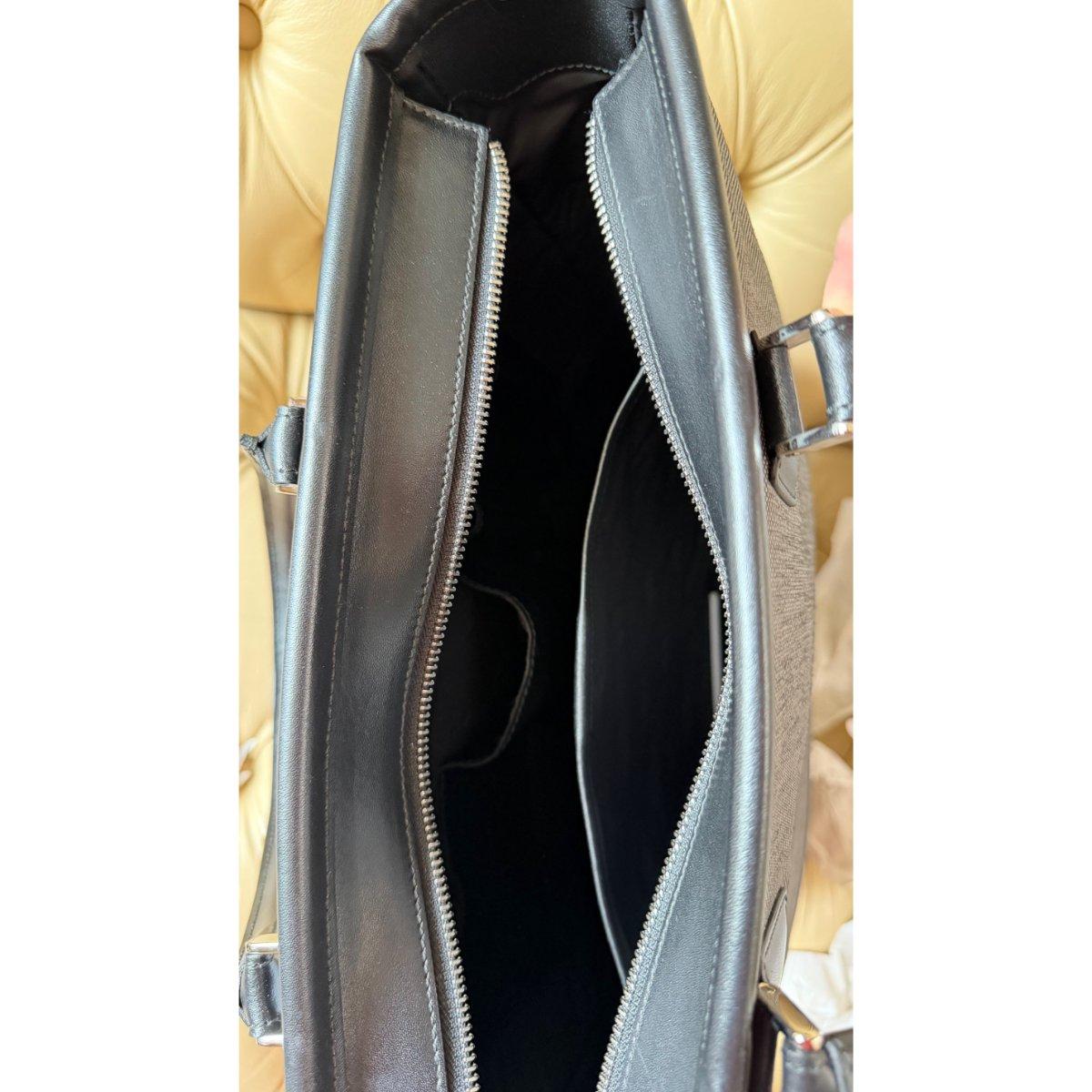 Montblanc Meisterstuck Canvas Leather Slim Tote Bag 107635
