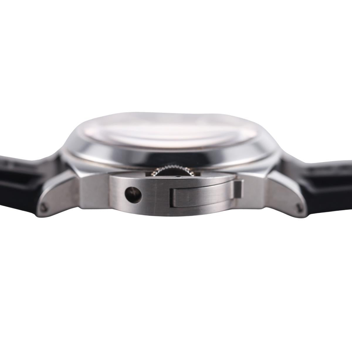 Panerai Luminor Marina Base Logo Black Dial Steel Automatic Watch PAM010000