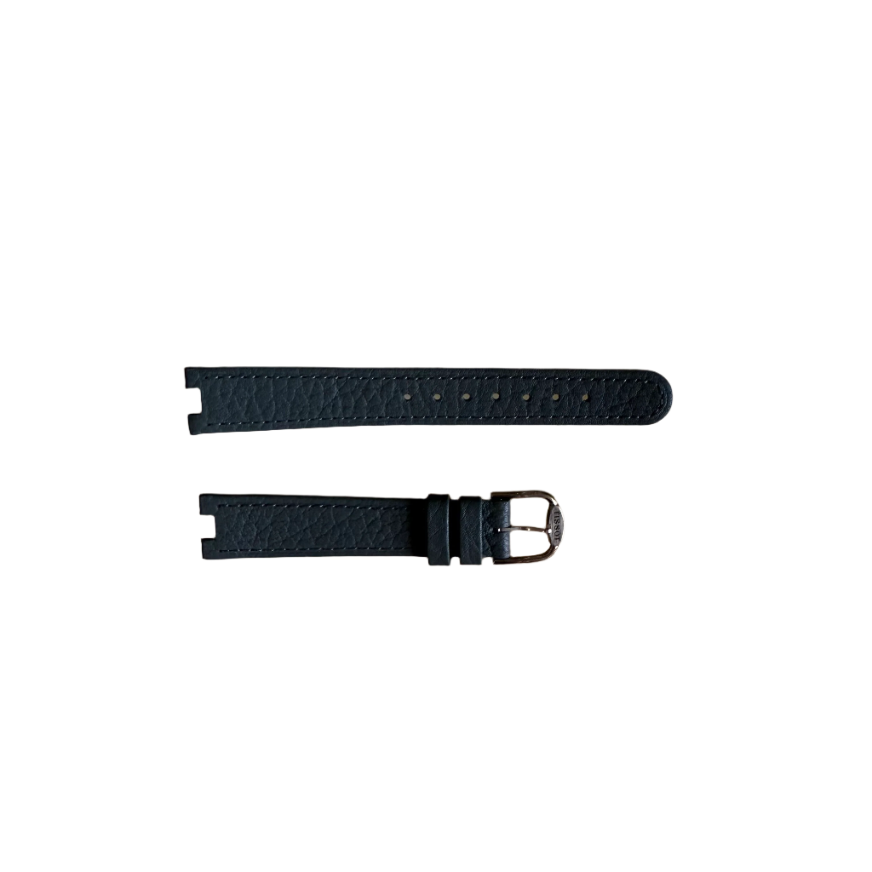 Authentic Tissot Grey Genuine Leather Watch Strap Band 16mm w Buckle T600013515