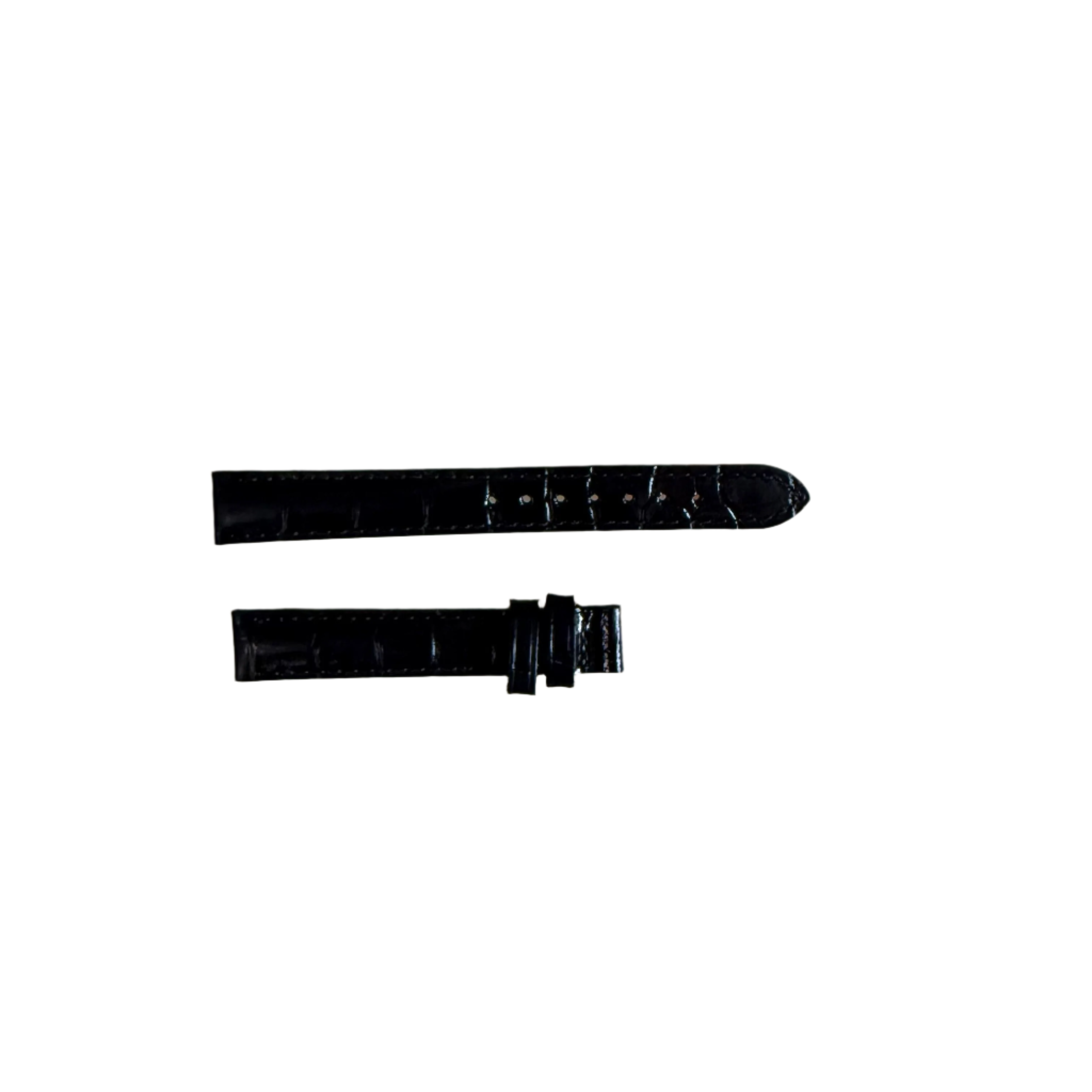 Authentic Tissot Black Genuine Leather Watch Strap Band 13mm T610030311