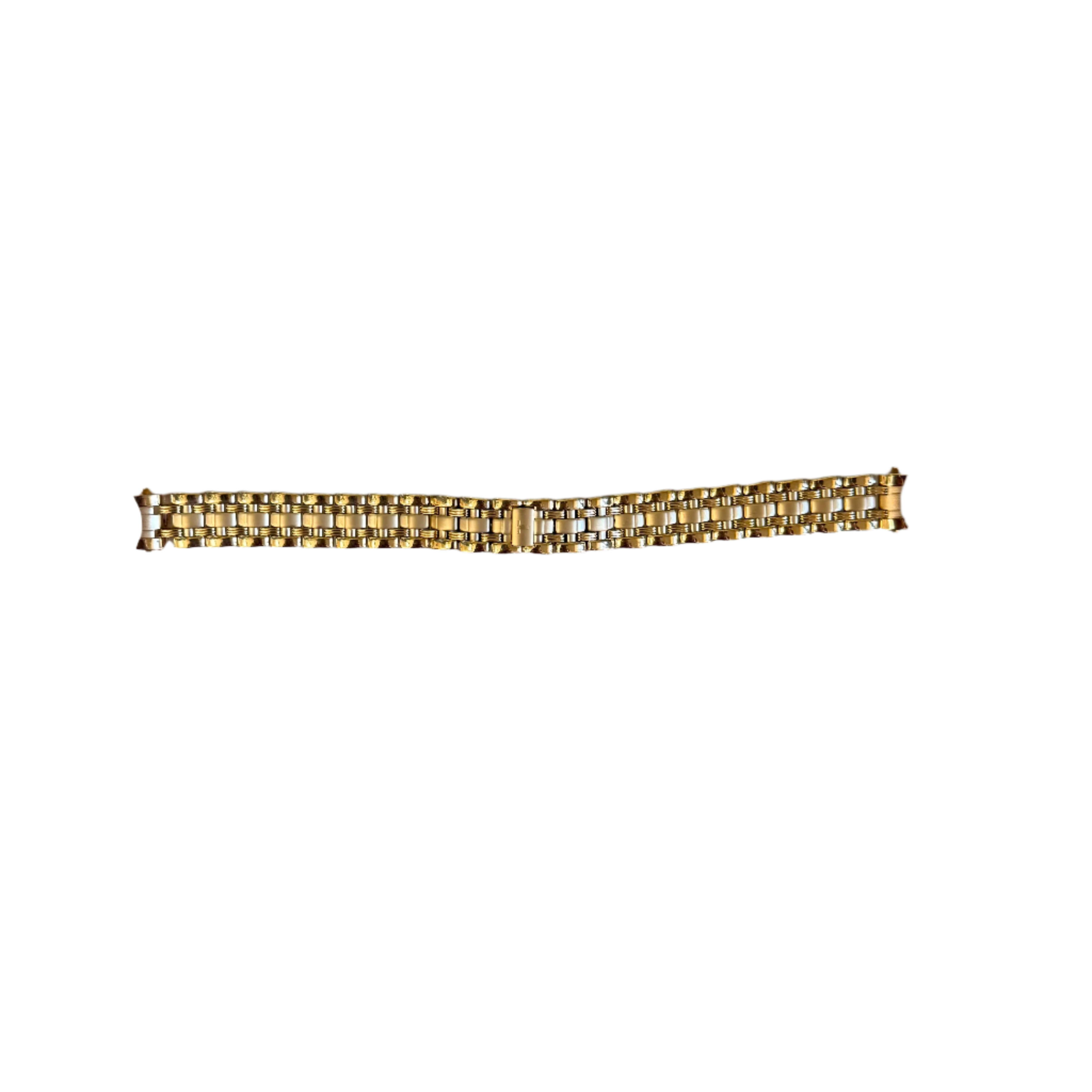 Authentic Tissot Stainless Steel Gold Watch Bracelet 12mm