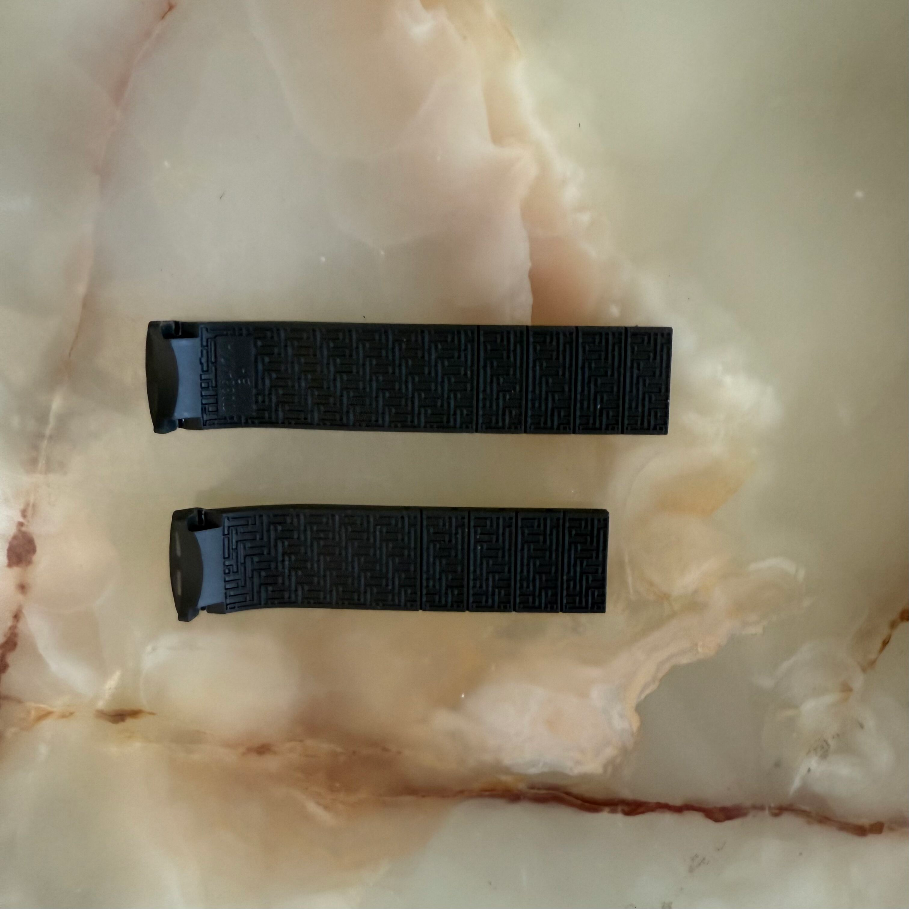 Authentic Tissot PRS -330 Black Rubber Watch Strap Band 20mm T036417A
