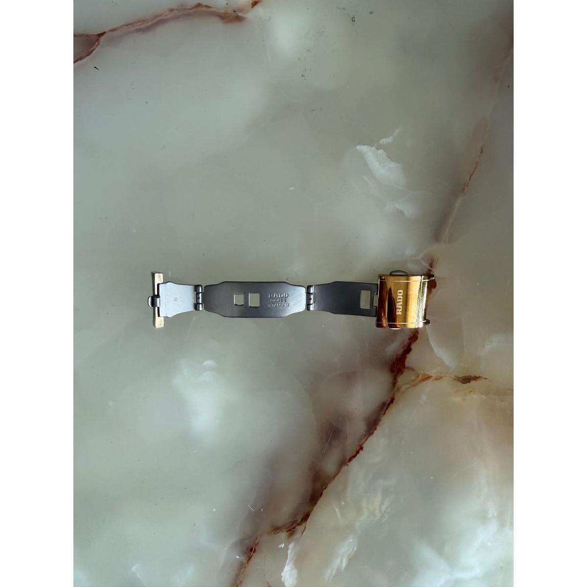 Authentic RADO Gold Titanium Deployant Buckle 19mm 04422