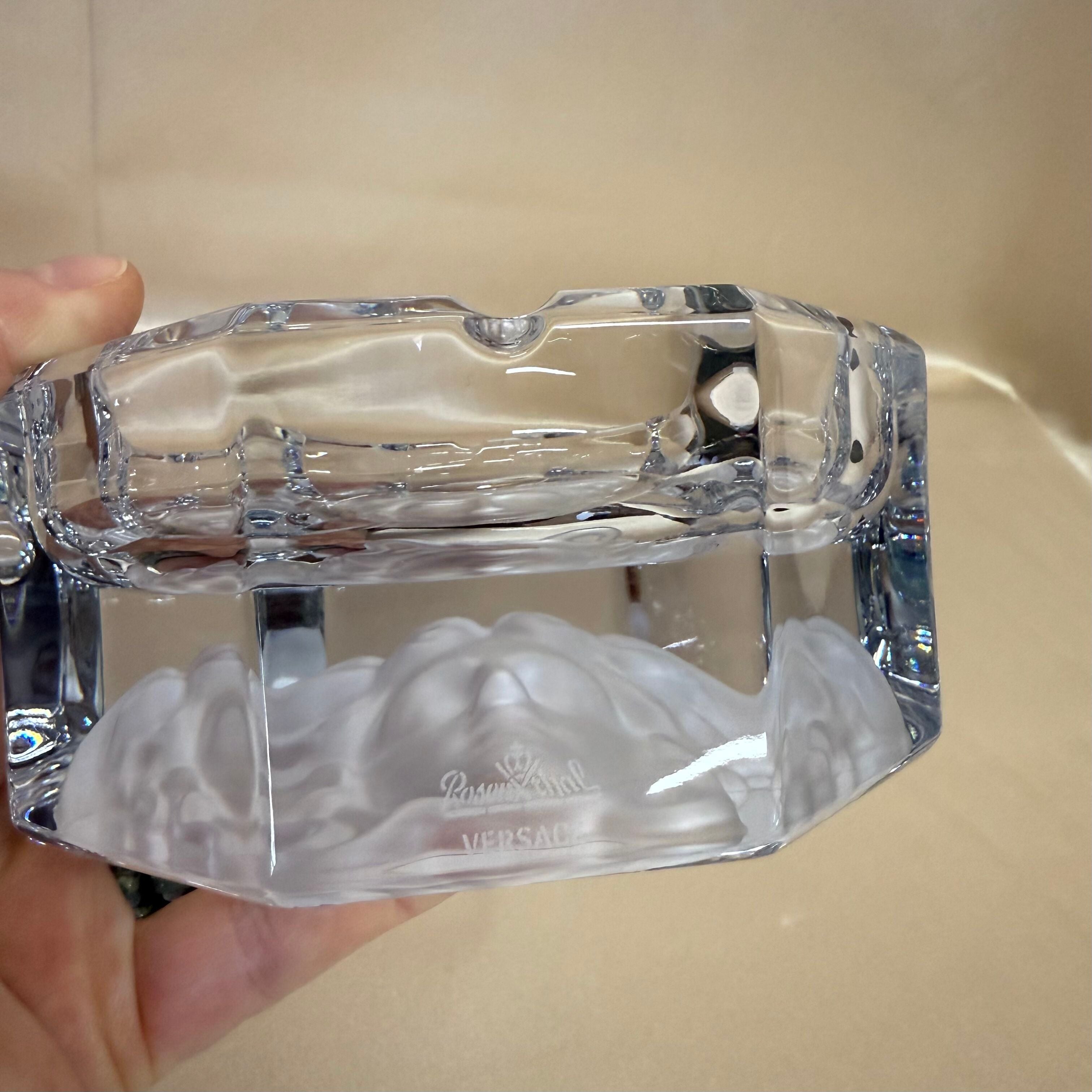 Versace by Rosenthal Medusa Lumiere Ashtray Medium 47513