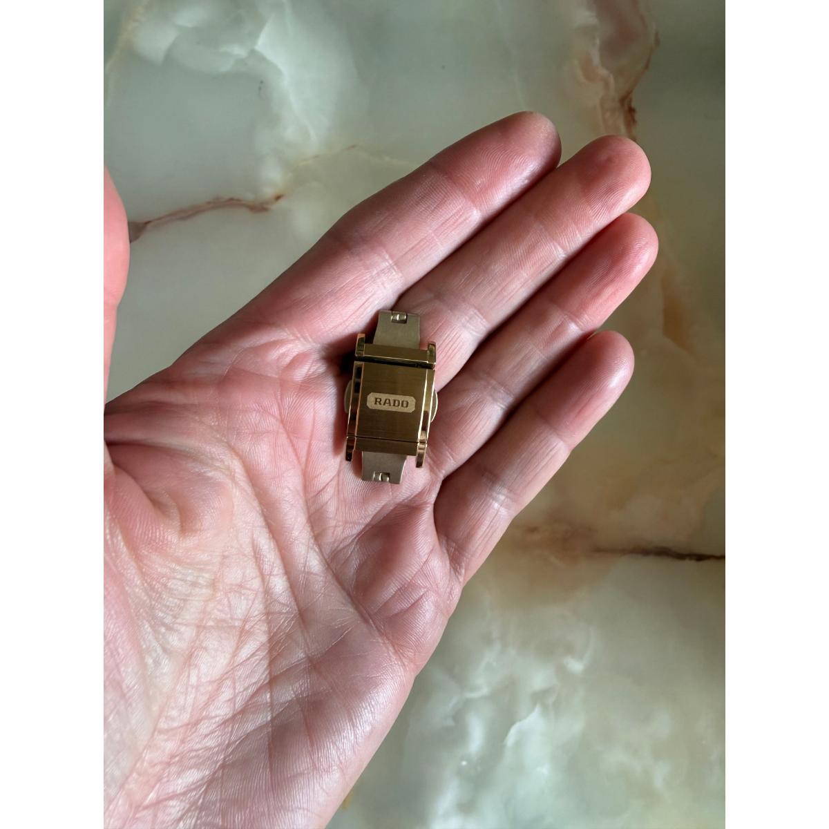 Authentic RADO Gold Plated Titanium Deployant Buckle 15mm 04411