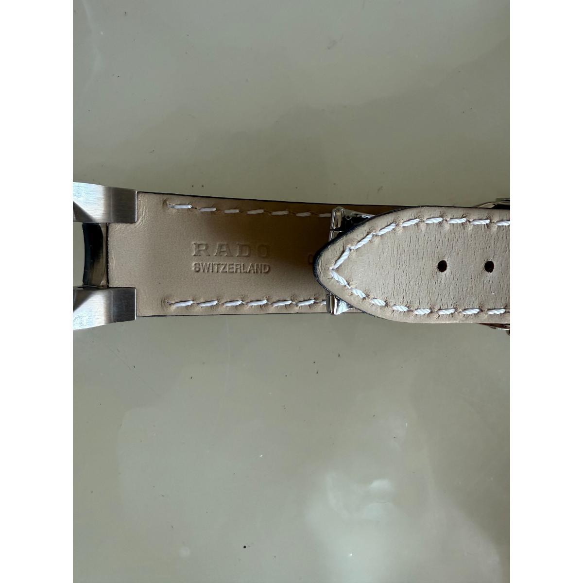 Authentic RADO Blue Leather Watch Strap Band w Clasp 22mm 08892H