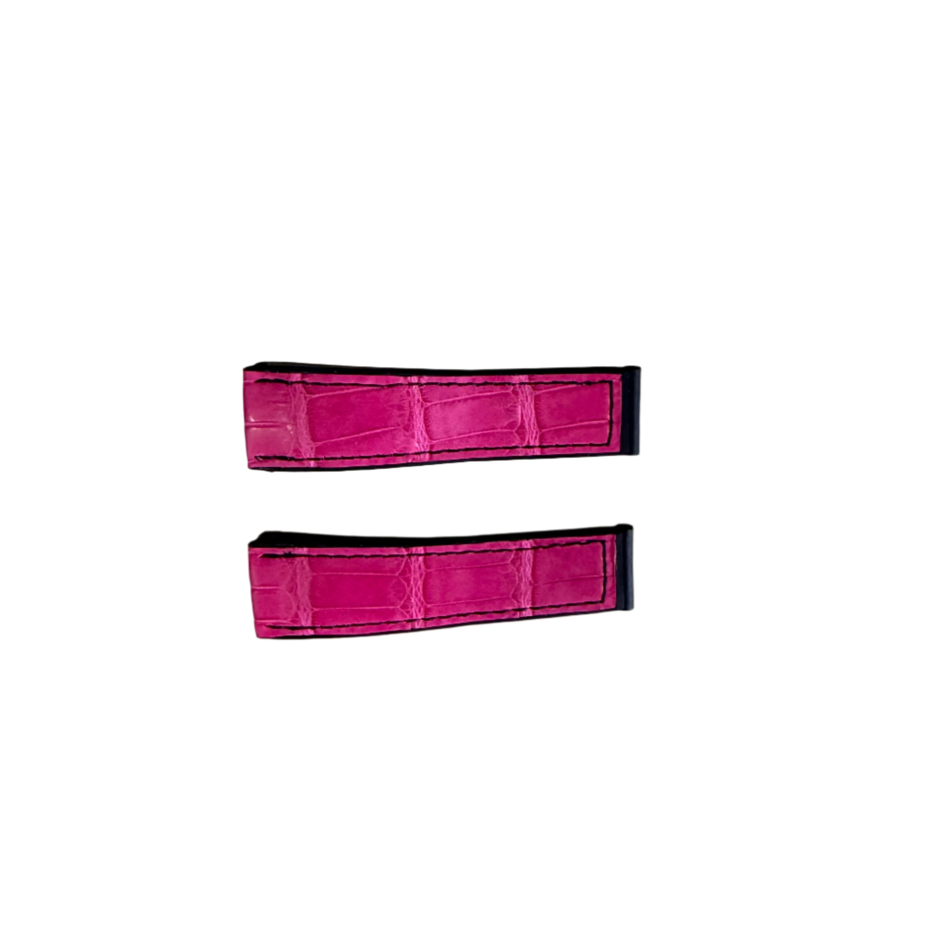 Authentic Corum Bubble Pink Crocodile Watch Strap Band 18mm