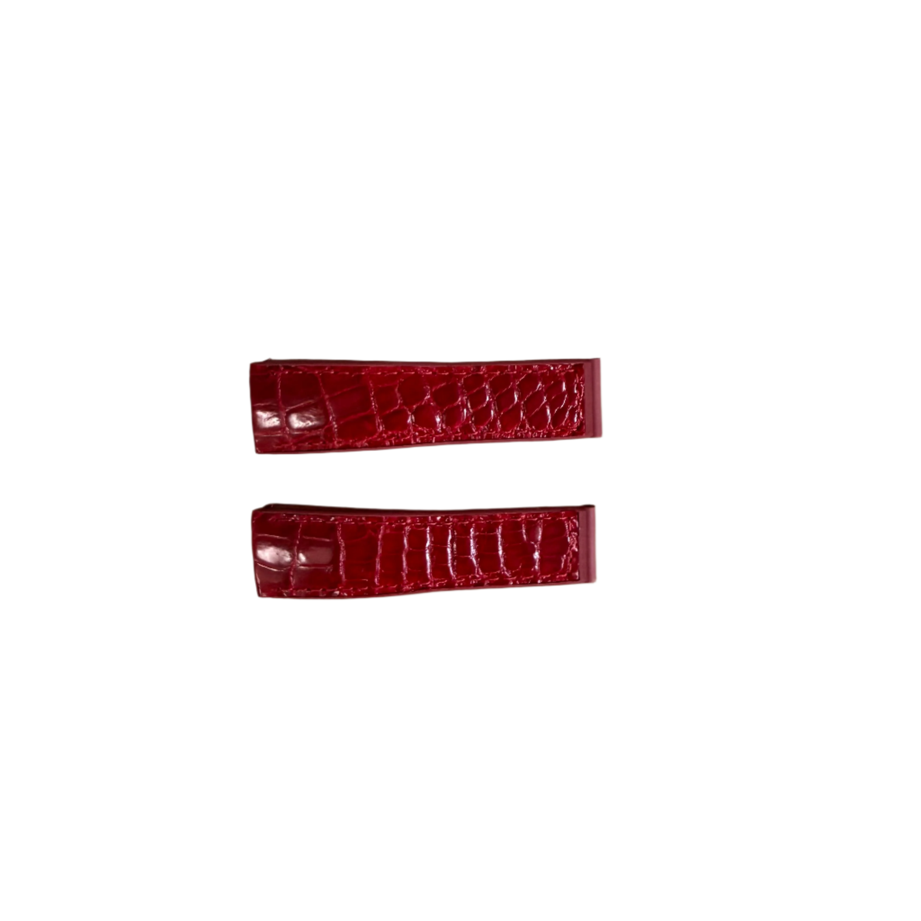 Authentic Corum Bubble Red Crocodile Watch Strap Band 18mm