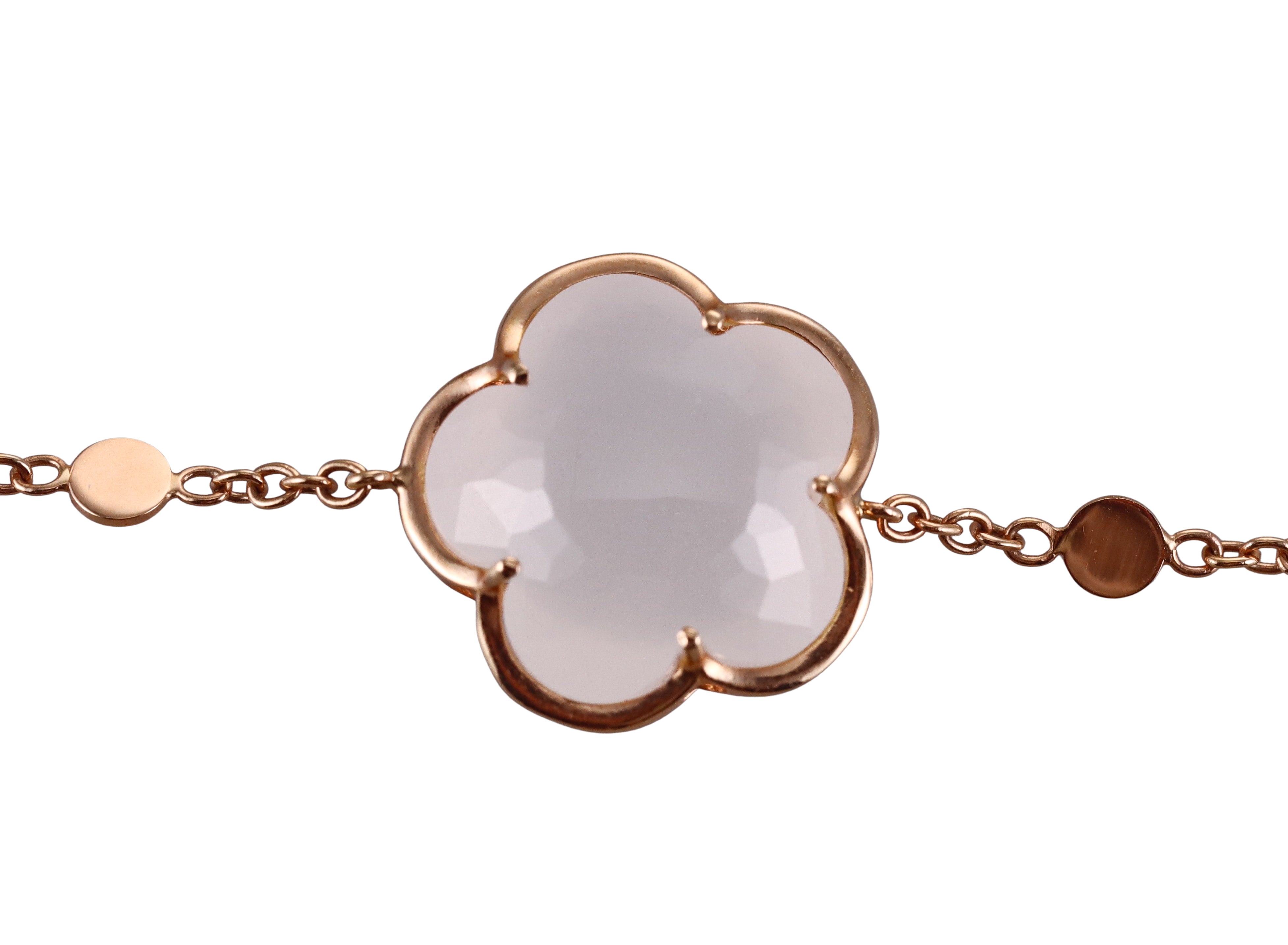 Pasquale Bruni 18k Rose Gold Milky Quartz Bracelet Retail $2290