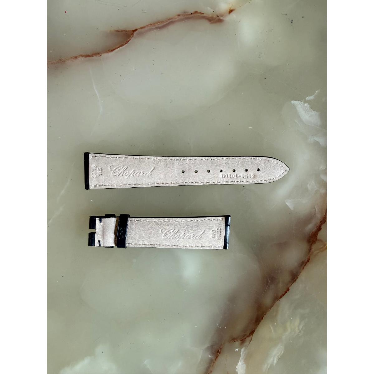 Authentic Chopard Blue Alligator Watch Strap Band 20mm B0201-0502