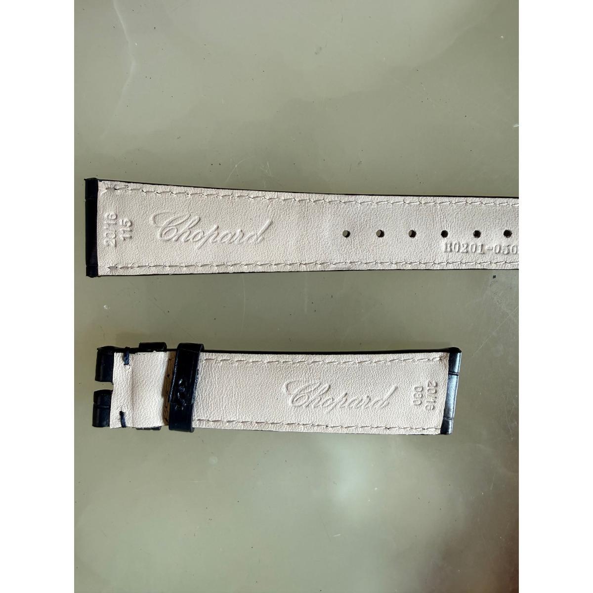 Authentic Chopard Blue Alligator Watch Strap Band 20mm B0201-0502