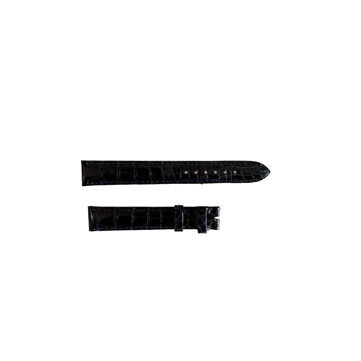 Authentic Chopard Blue Alligator Watch Strap Band 15mm C0201-0176